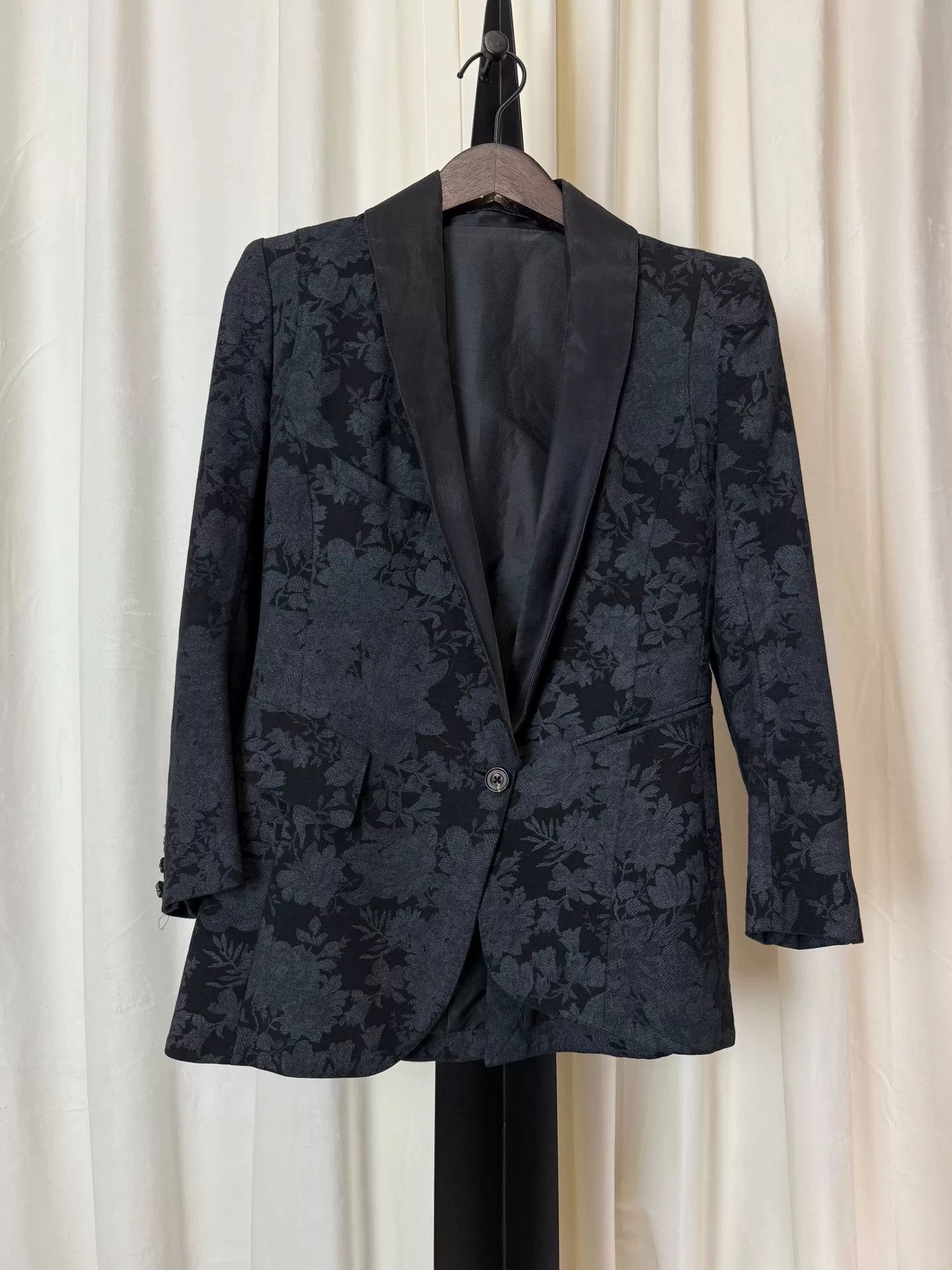 If Six Was Nine Ifsixwasnine Floral Print Blazer Size XS / US 0-2 / IT 36-38 - 5 Thumbnail
