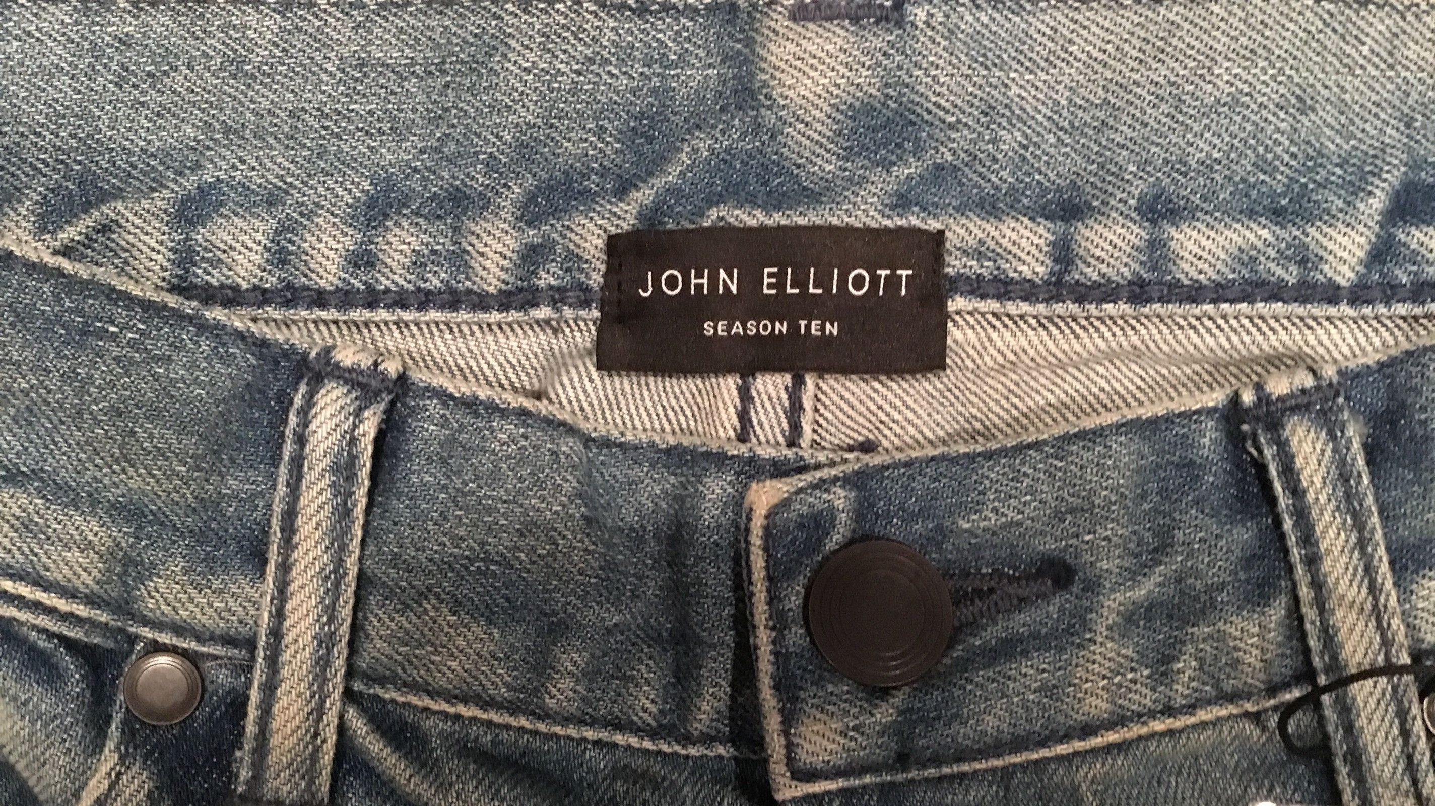 John Elliott John Elliott Presidio Cast 2 Denim (Paint Splatter) Size US 30 / EU 46 - 7 Thumbnail