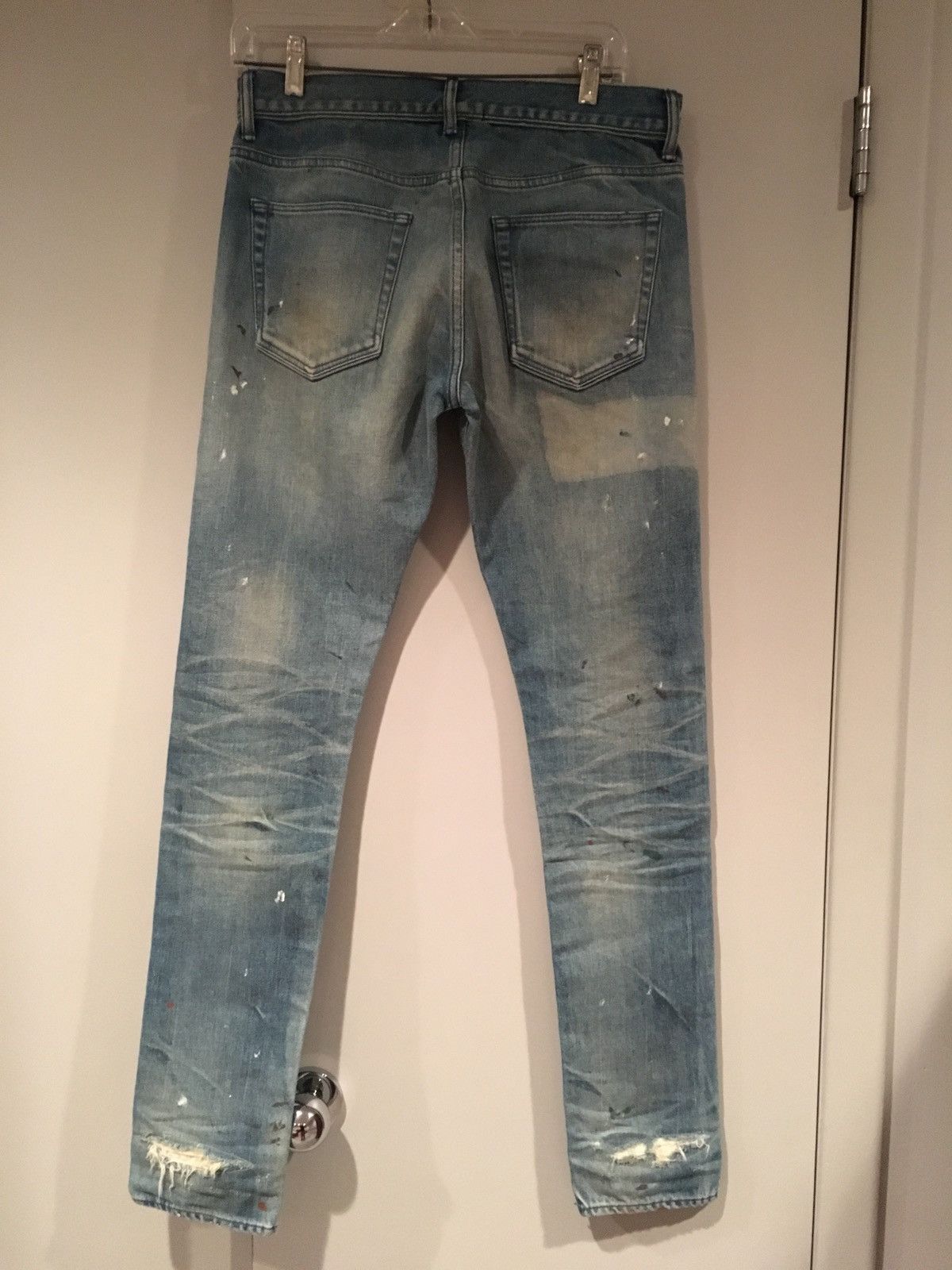 John Elliott John Elliott Presidio Cast 2 Denim (Paint Splatter) Size US 30 / EU 46 - 2 Thumbnail