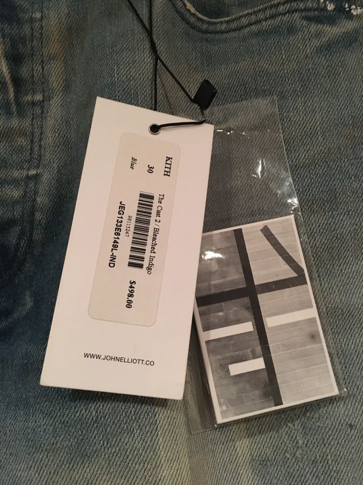 John Elliott John Elliott Presidio Cast 2 Denim (Paint Splatter) Size US 30 / EU 46 - 4 Thumbnail