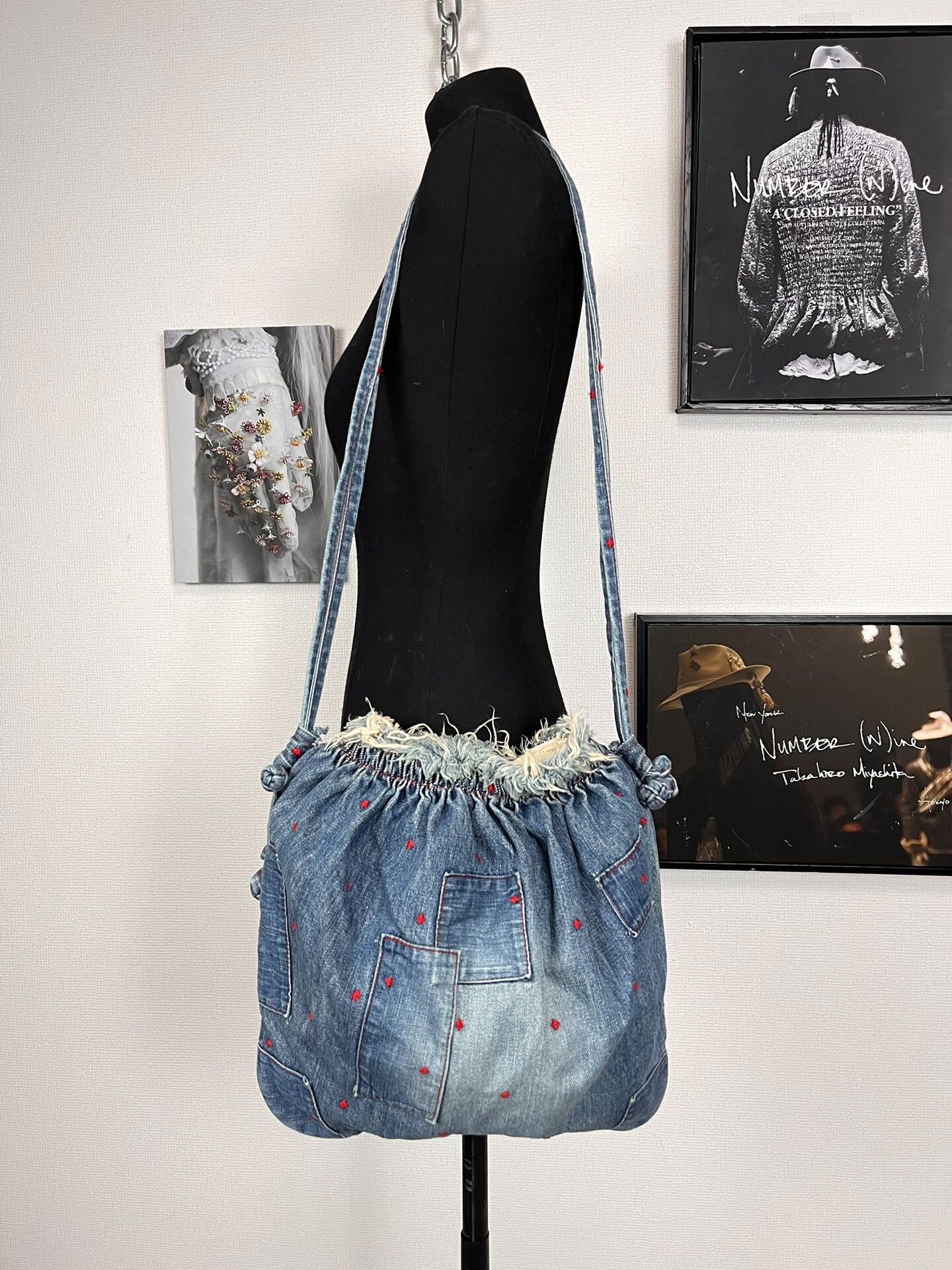 Undercover denim patchwork crossbody bag Size ONE SIZE - 2 Thumbnail