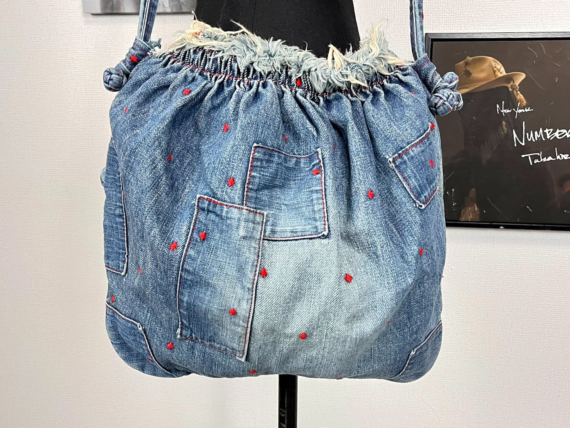Undercover denim patchwork crossbody bag Size ONE SIZE - 3 Thumbnail