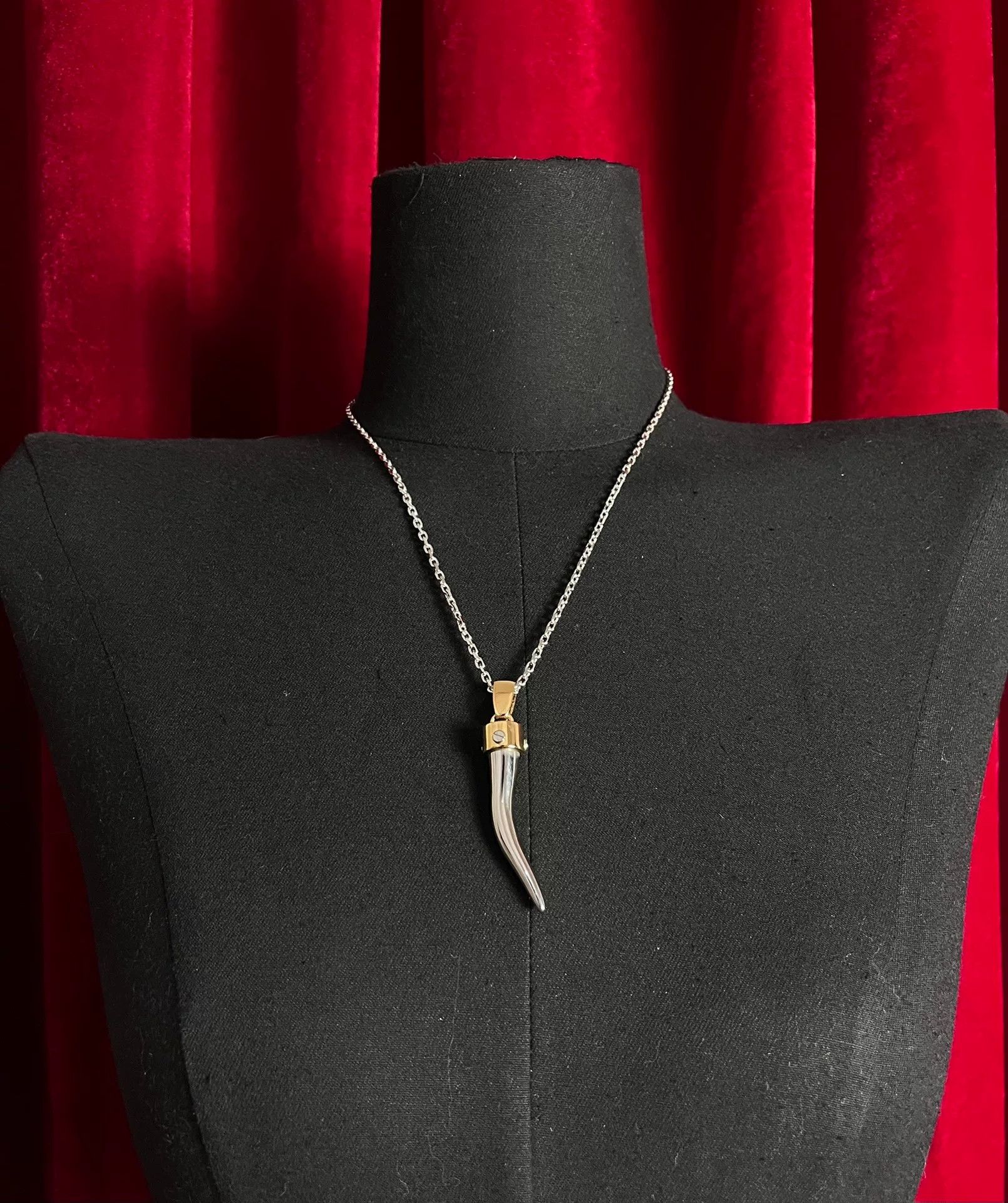 Dolce & Gabbana dolce&gabbana silver chain necklace with pendant Size ONE SIZE - 3 Thumbnail