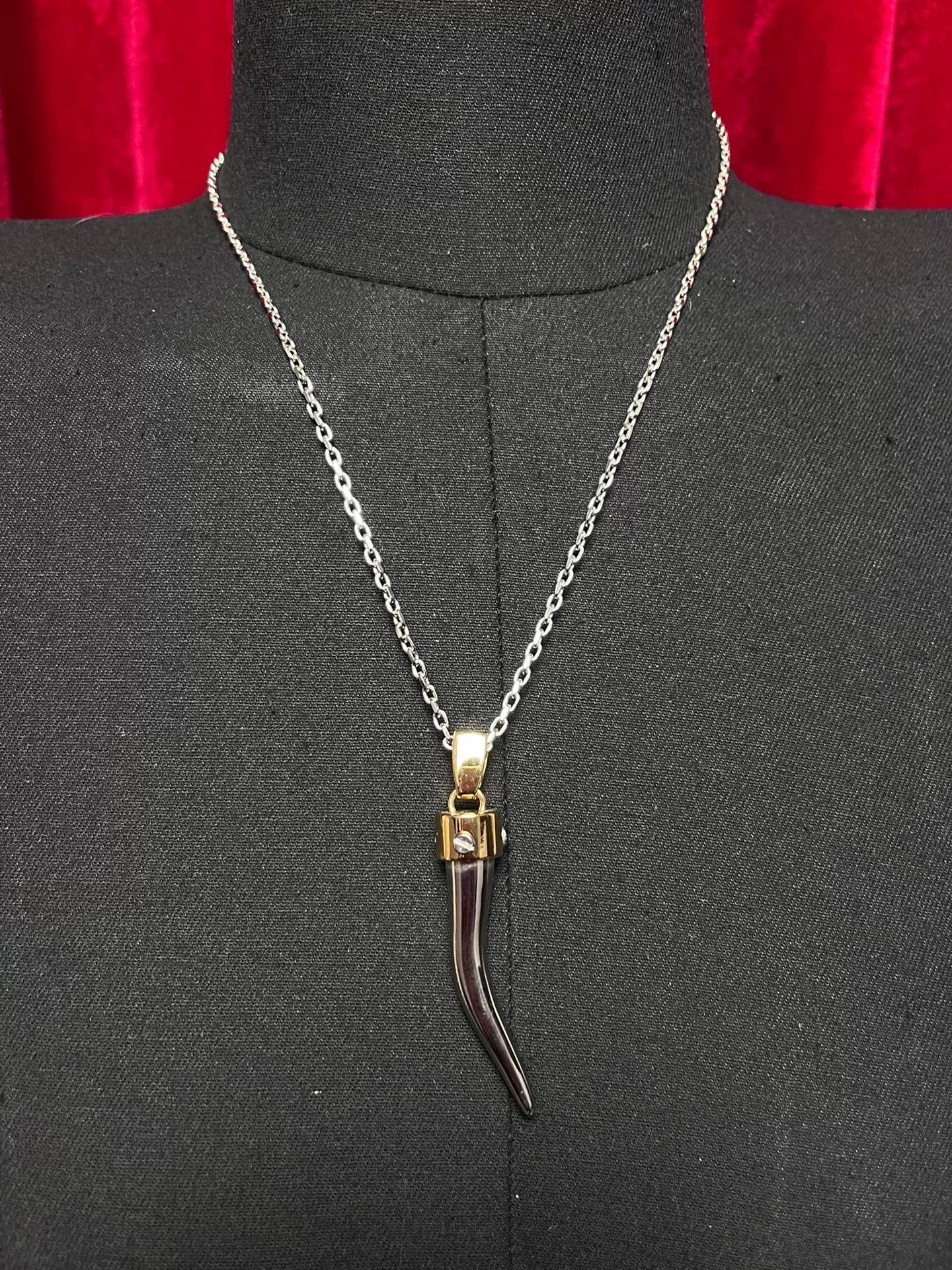 Dolce & Gabbana dolce&gabbana silver chain necklace with pendant Size ONE SIZE - 2 Thumbnail