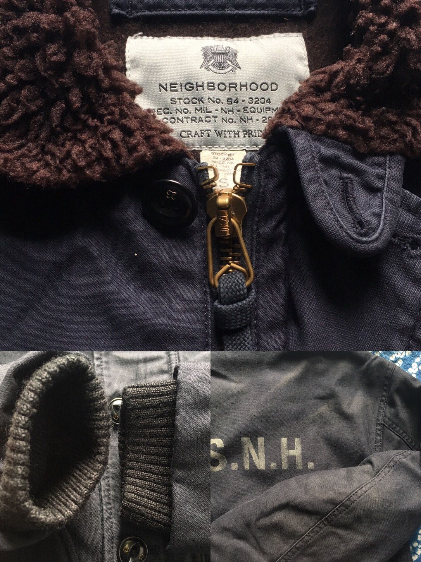 Neighborhood Neighborhood N1 Cotton Jacket in Deep Blue Size US S / EU 44-46 / 1 - 3 Thumbnail