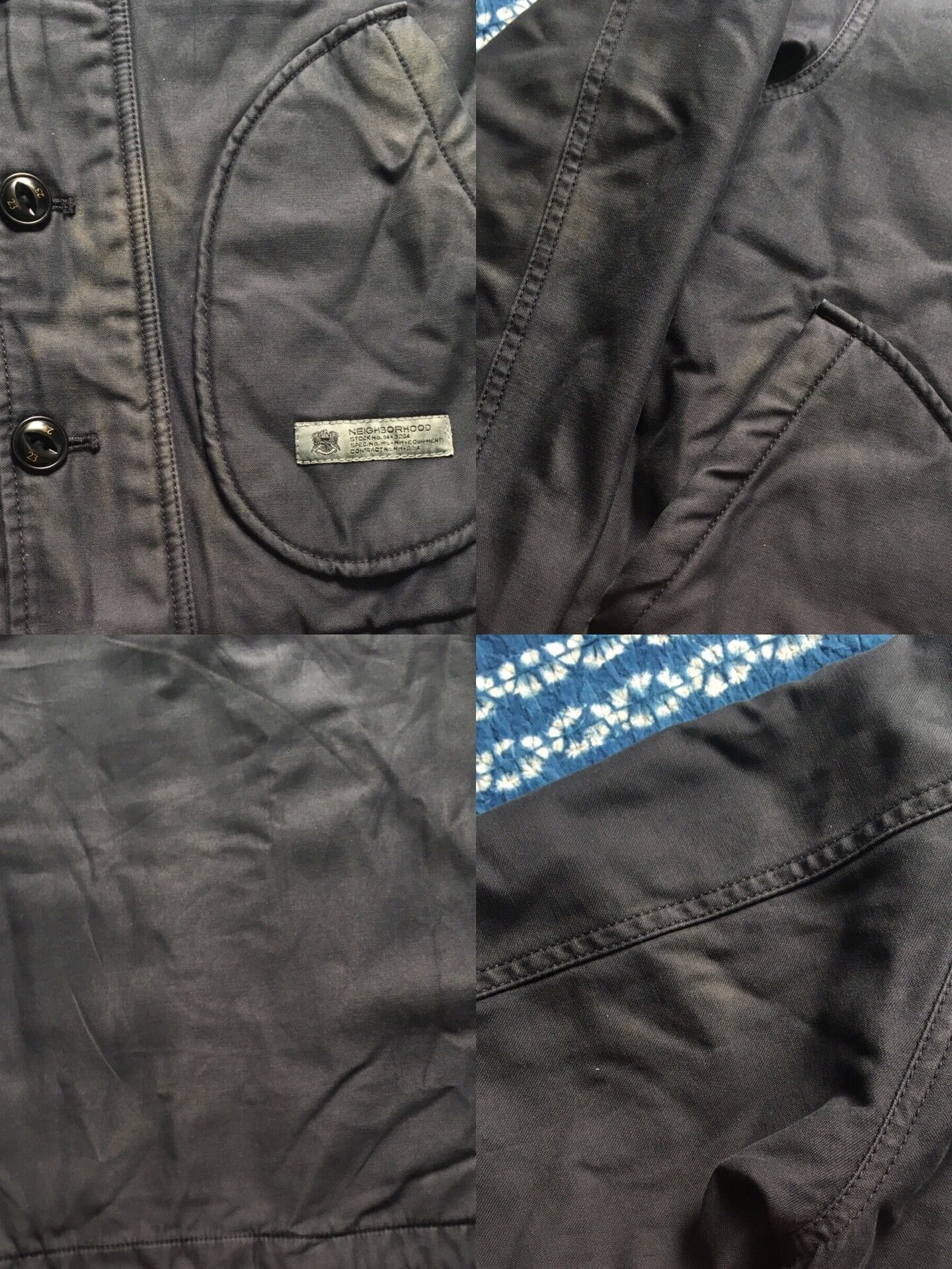 Neighborhood Neighborhood N1 Cotton Jacket in Deep Blue Size US S / EU 44-46 / 1 - 4 Thumbnail