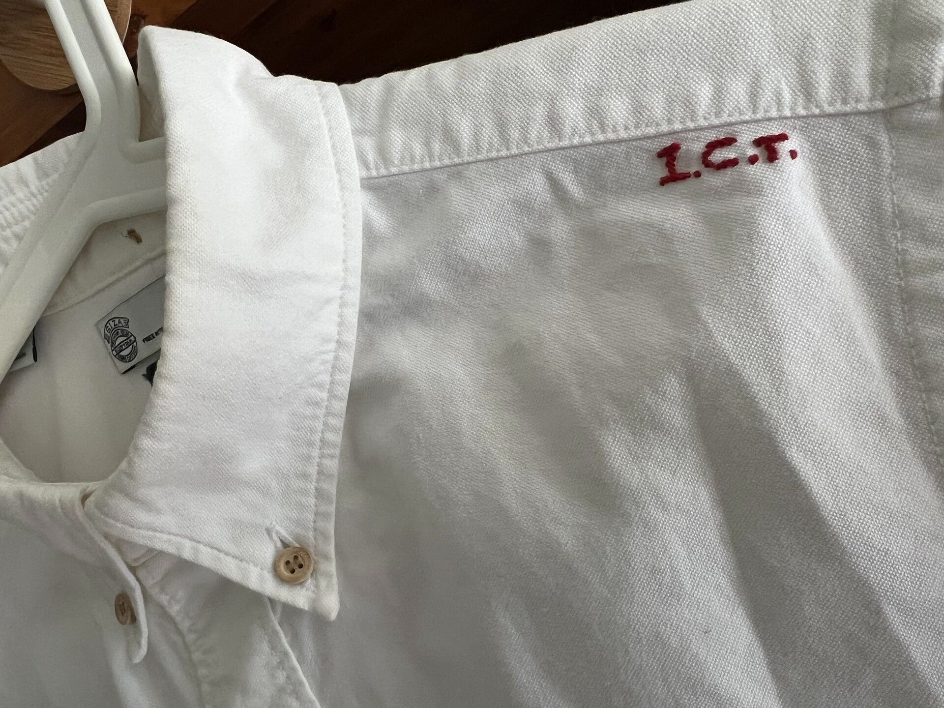 Visvim limited edition white shirt with embroidery Size US M / EU 48-50 / 2 - 5 Thumbnail