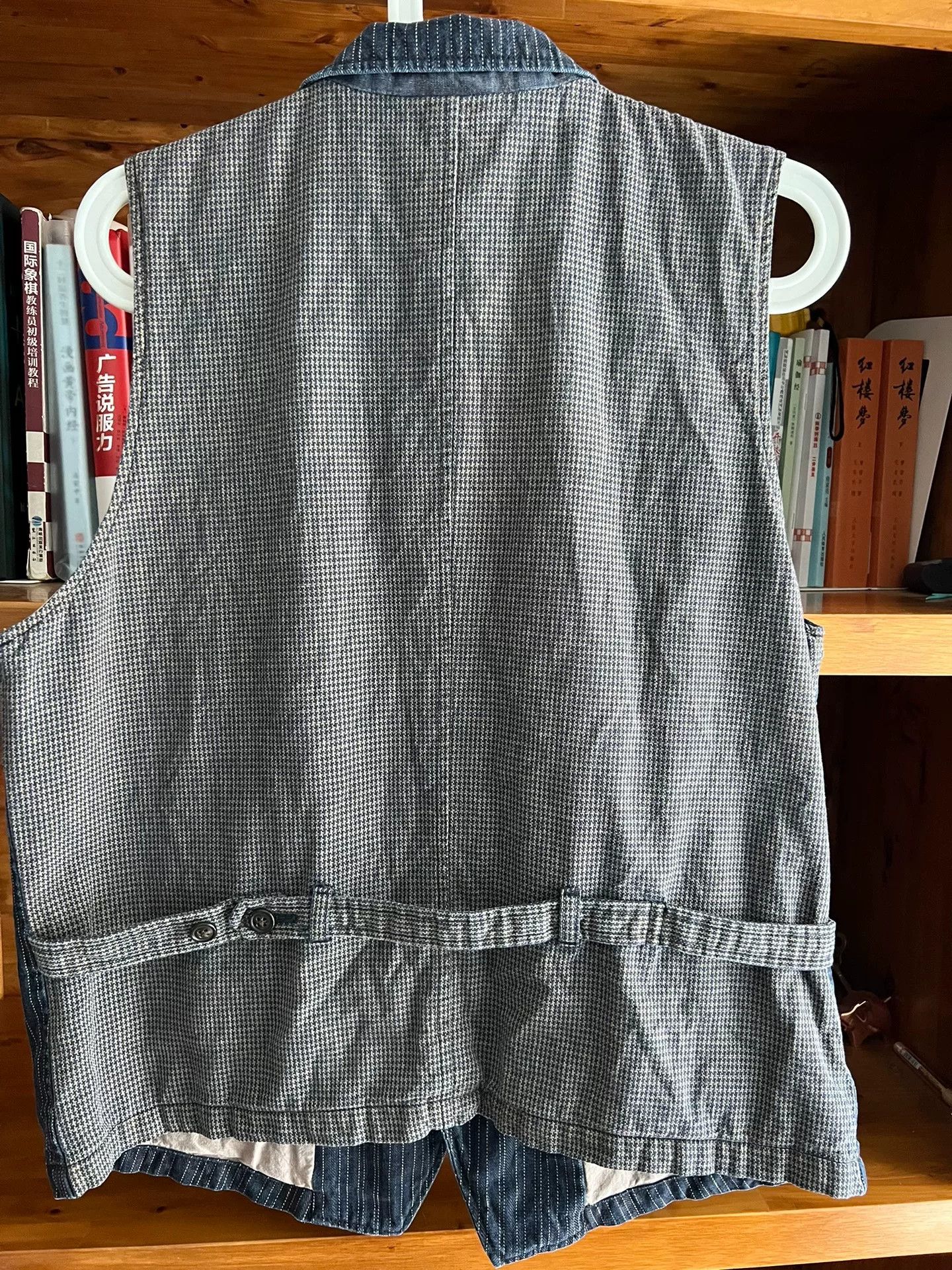 Blue Blue Japan vintage blue striped work vest by KRM Size US L / EU 52-54 / 3 - 5 Thumbnail