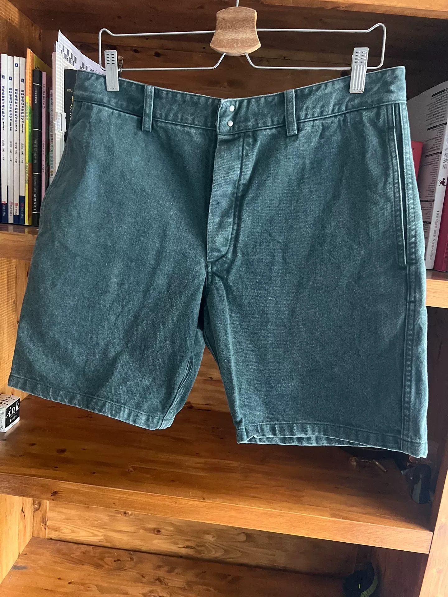 Visvim visvim vintage washed shorts in green Size US 34 / EU 50 - 3 Thumbnail