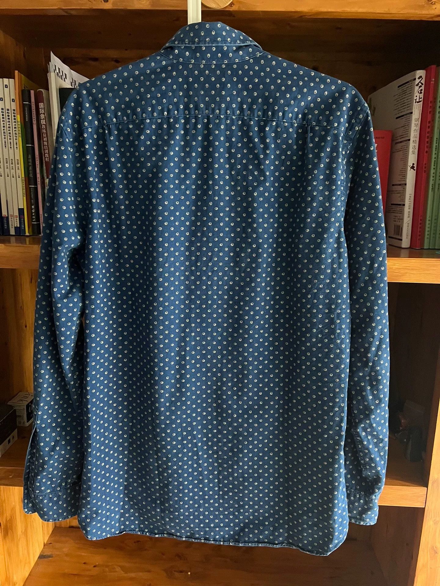 RRL Ralph Lauren stunning blue dye RRL button-up shirt Size US M / EU 48-50 / 2 - 6 Thumbnail
