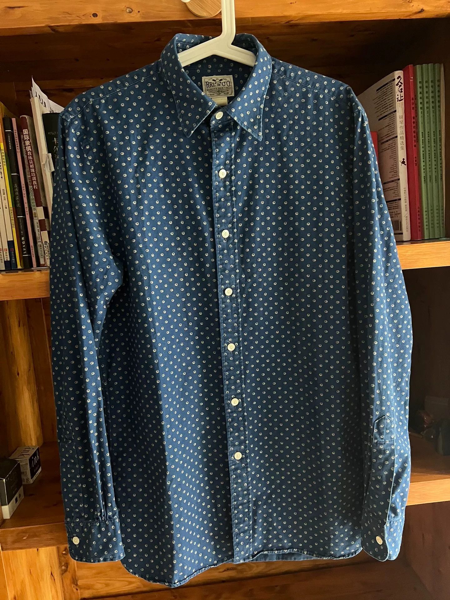 RRL Ralph Lauren stunning blue dye RRL button-up shirt Size US M / EU 48-50 / 2 - 2 Thumbnail