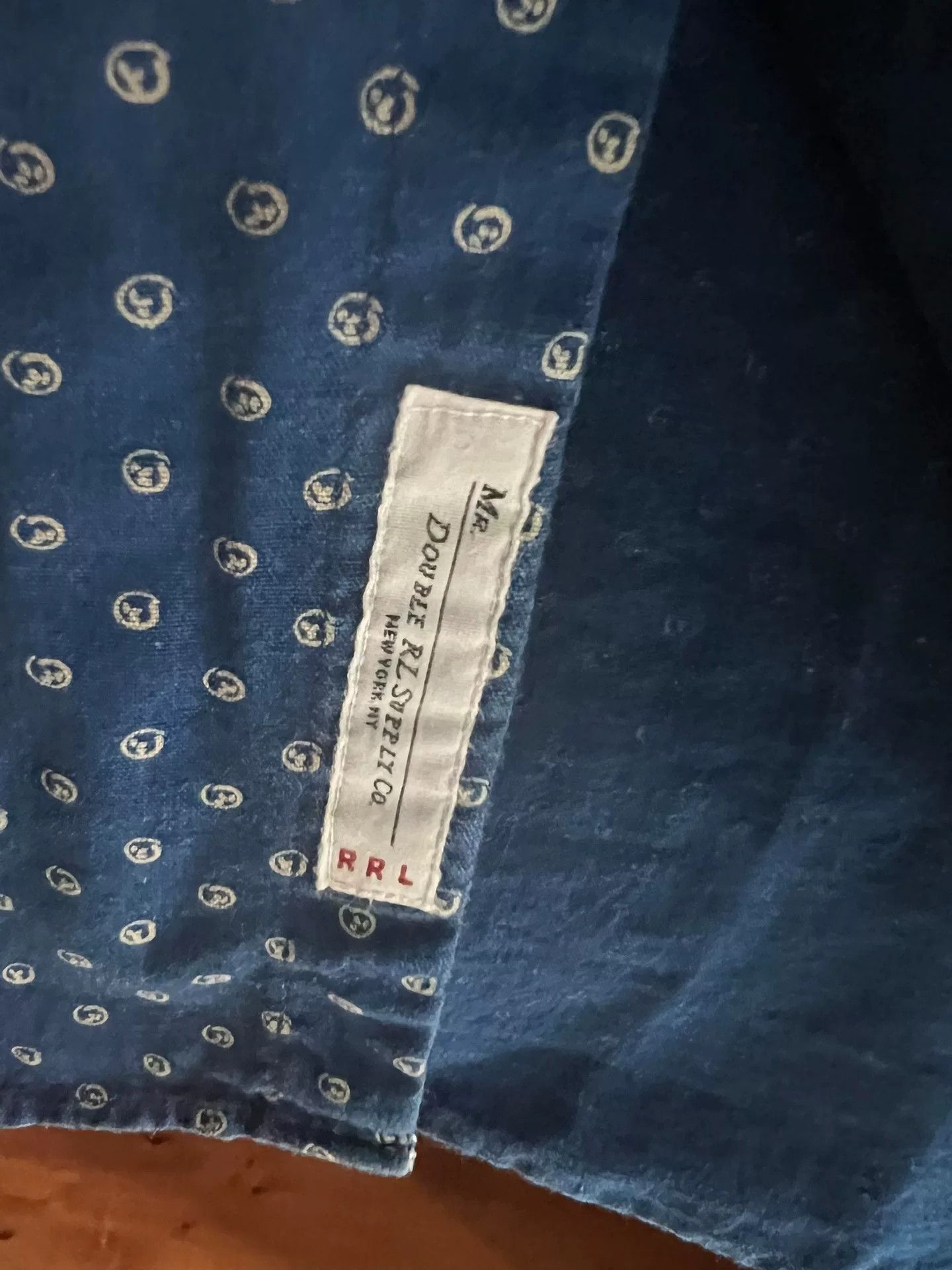 RRL Ralph Lauren stunning blue dye RRL button-up shirt Size US M / EU 48-50 / 2 - 9 Thumbnail