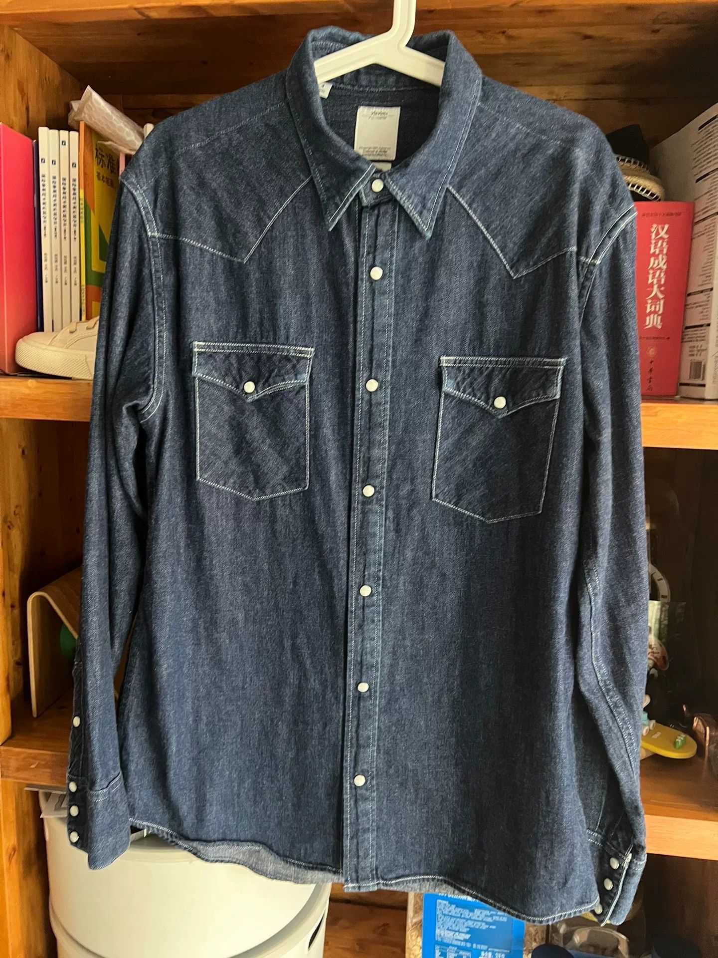 Visvim authentic visvim blue dye denim shirt Size US M / EU 48-50 / 2 - 3 Thumbnail