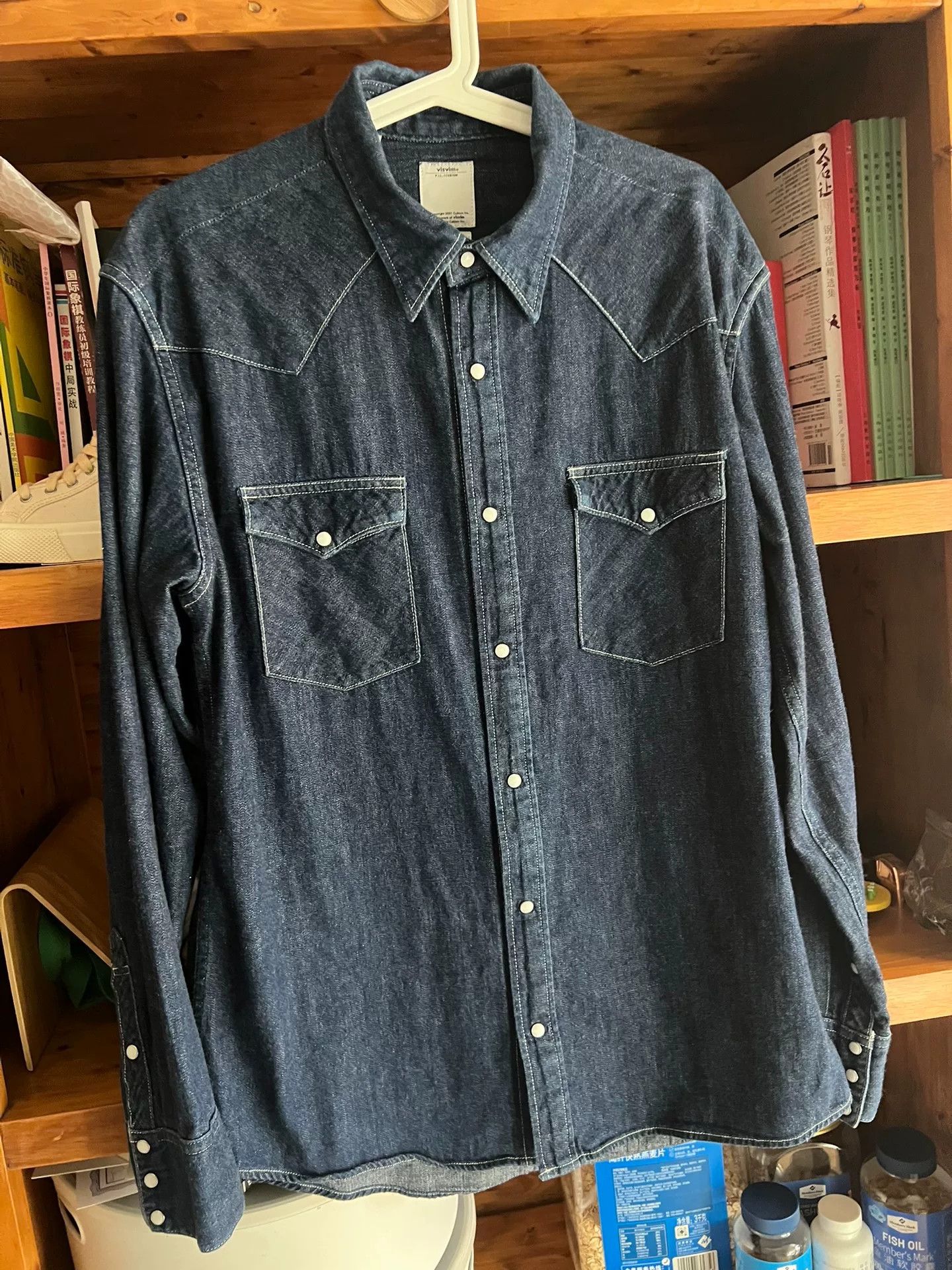 Visvim authentic visvim blue dye denim shirt Size US M / EU 48-50 / 2 - 2 Thumbnail