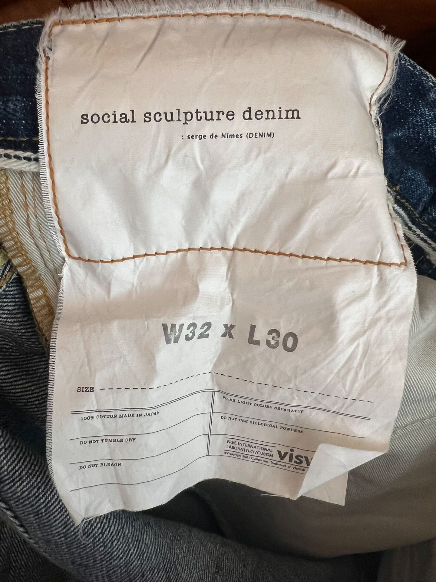 Visvim visvim distressed denim jeans with unique features Size US 32 / EU 48 - 7 Thumbnail