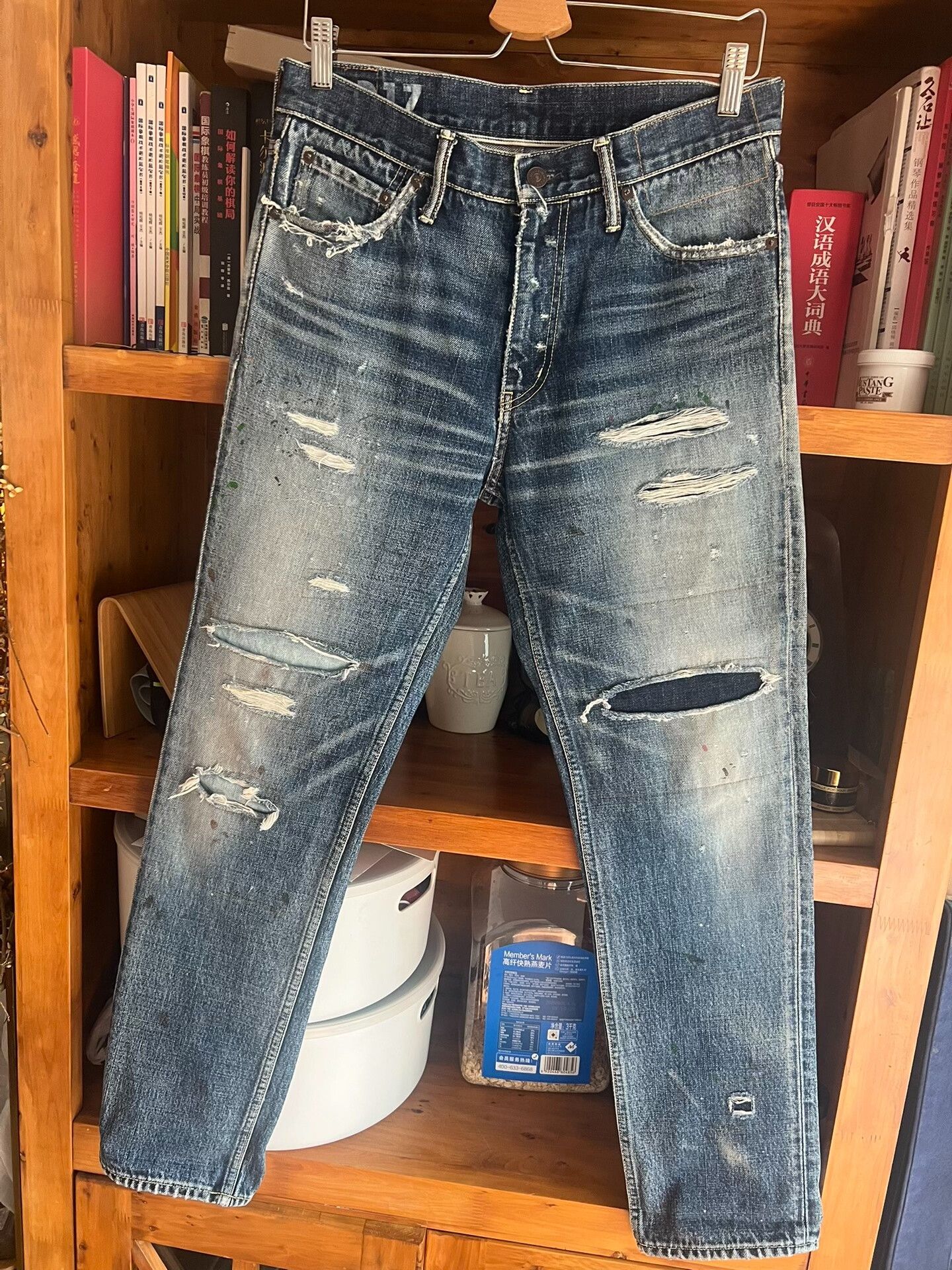 Visvim visvim distressed denim jeans with unique features Size US 32 / EU 48 - 3 Thumbnail