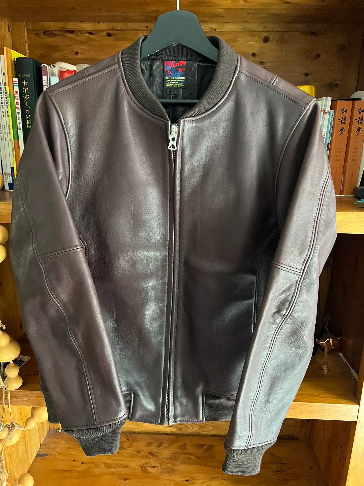 BRU NA BOINNE exquisite ma-1 flight jacket in cherry color Size US M / EU 48-50 / 2 - 2 Thumbnail