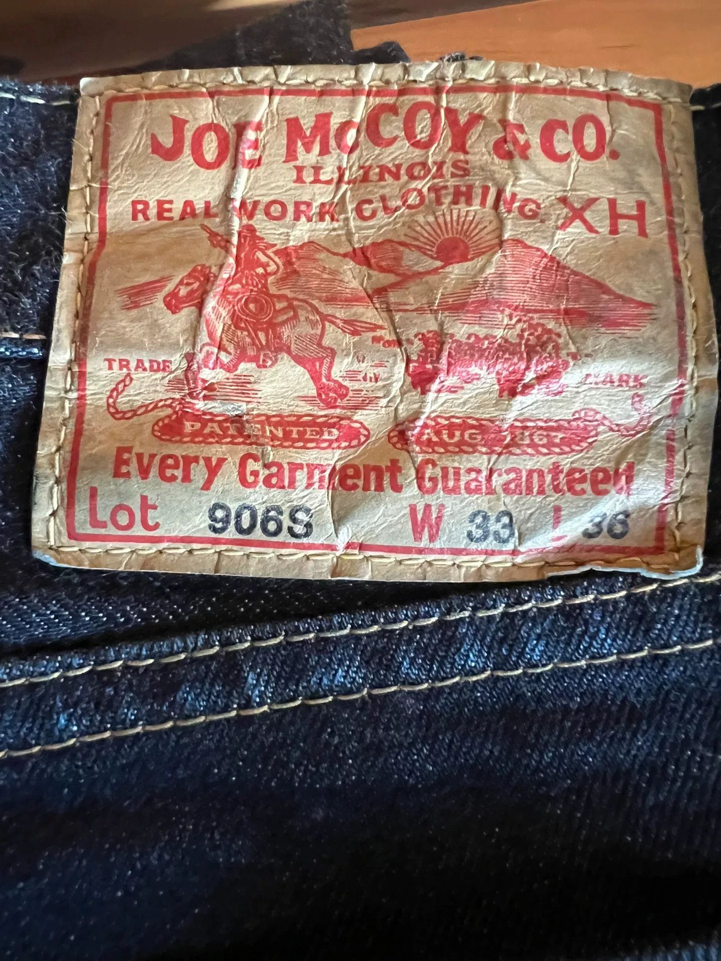 Visvim Joe McCoy&Co Straight Cut Denim Jeans Size US 33 - 8 Thumbnail