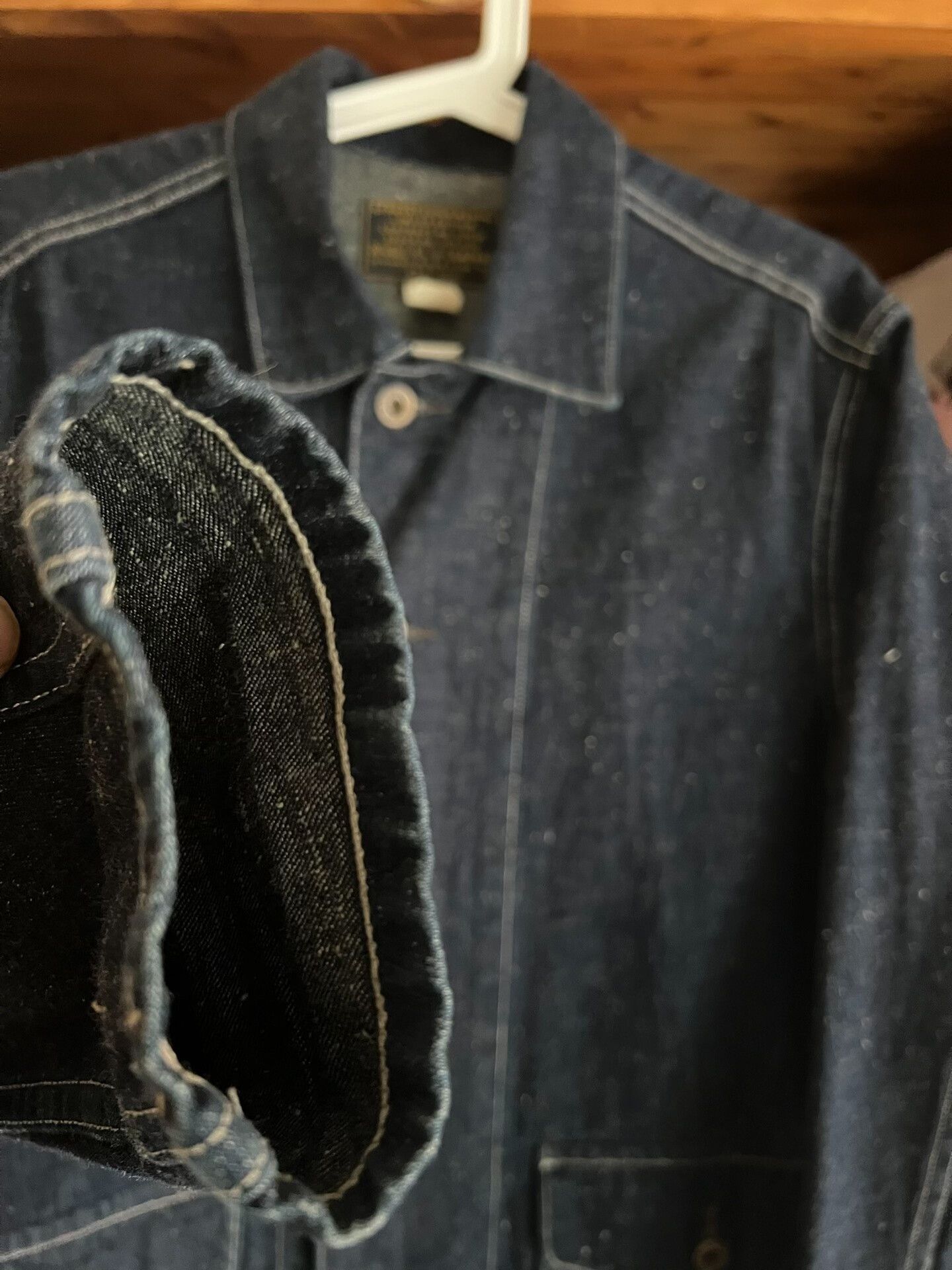 RRL Ralph Lauren RRL Double RL Snowflake Denim Work Jacket Size US XS / EU 42 / 0 - 4 Thumbnail