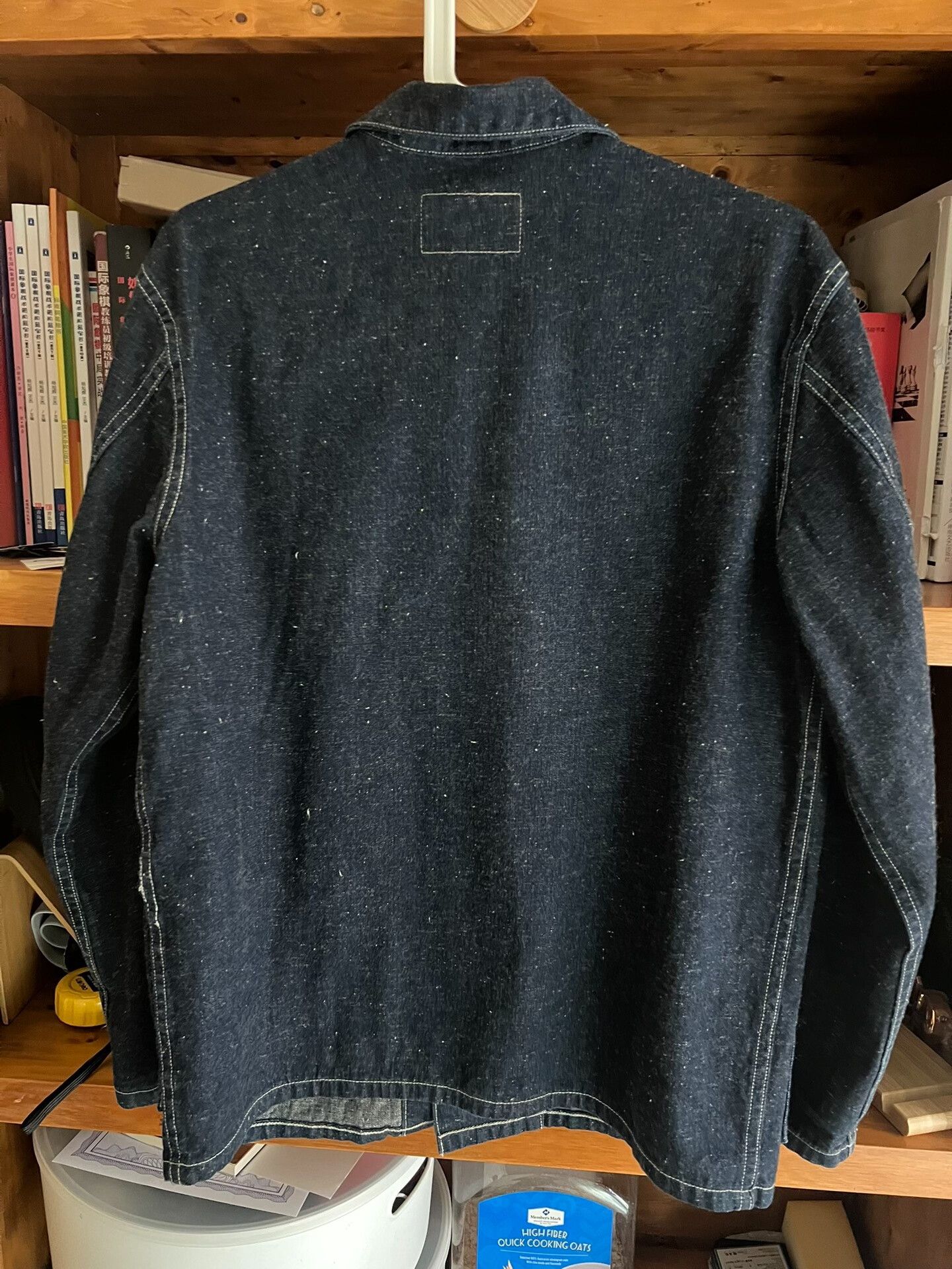 RRL Ralph Lauren RRL Double RL Snowflake Denim Work Jacket Size US XS / EU 42 / 0 - 6 Thumbnail
