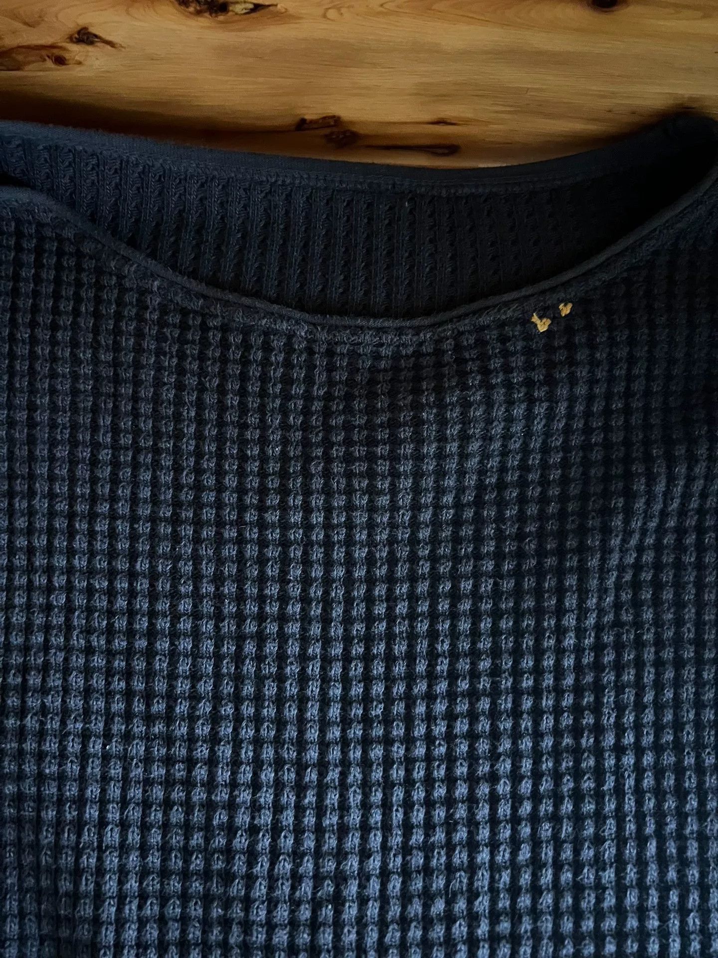 Porter Classic classic waffle knit crewneck sweatshirt Size US M / EU 48-50 / 2 - 8 Thumbnail