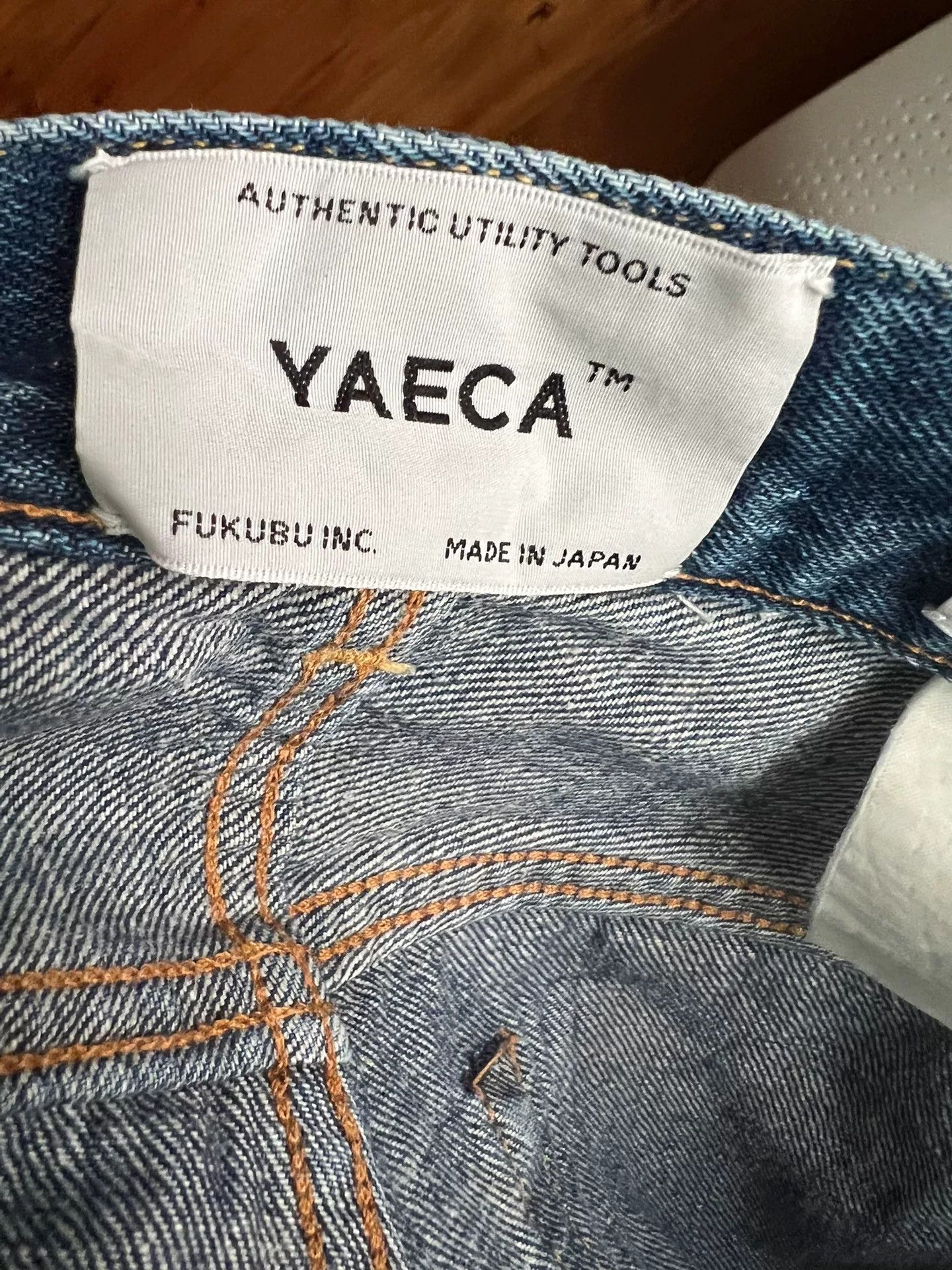 YAECA blue dyed denim pants for women Size 28" / US 6 / IT 42 - 8 Thumbnail