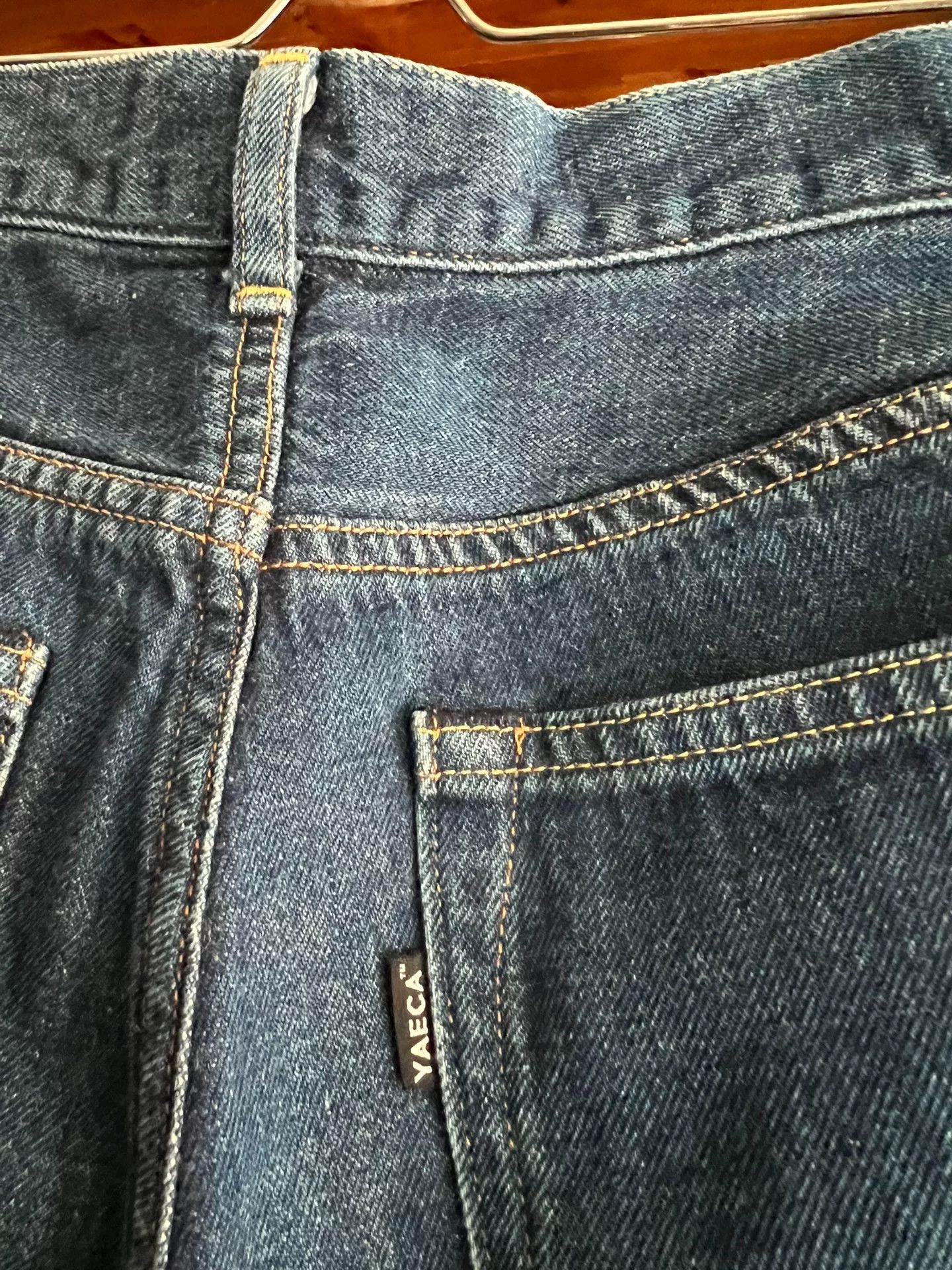YAECA blue dyed denim pants for women Size 28" / US 6 / IT 42 - 7 Thumbnail