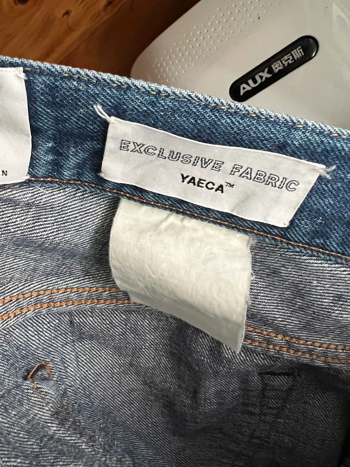 YAECA blue dyed denim pants for women Size 28" / US 6 / IT 42 - 9 Thumbnail