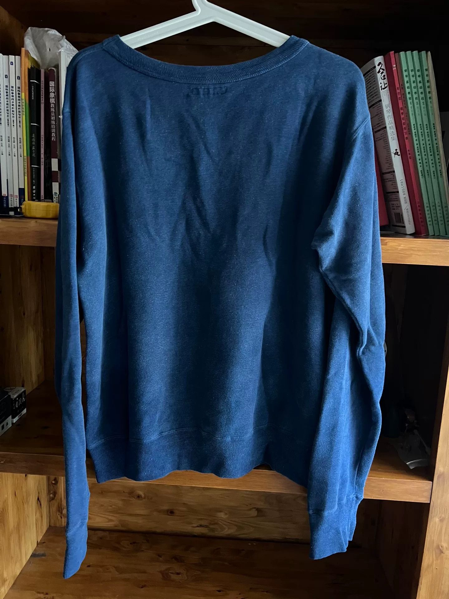 Blue Blue Japan blue denim wash sweatshirt with text Size US M / EU 48-50 / 2 - 6 Thumbnail