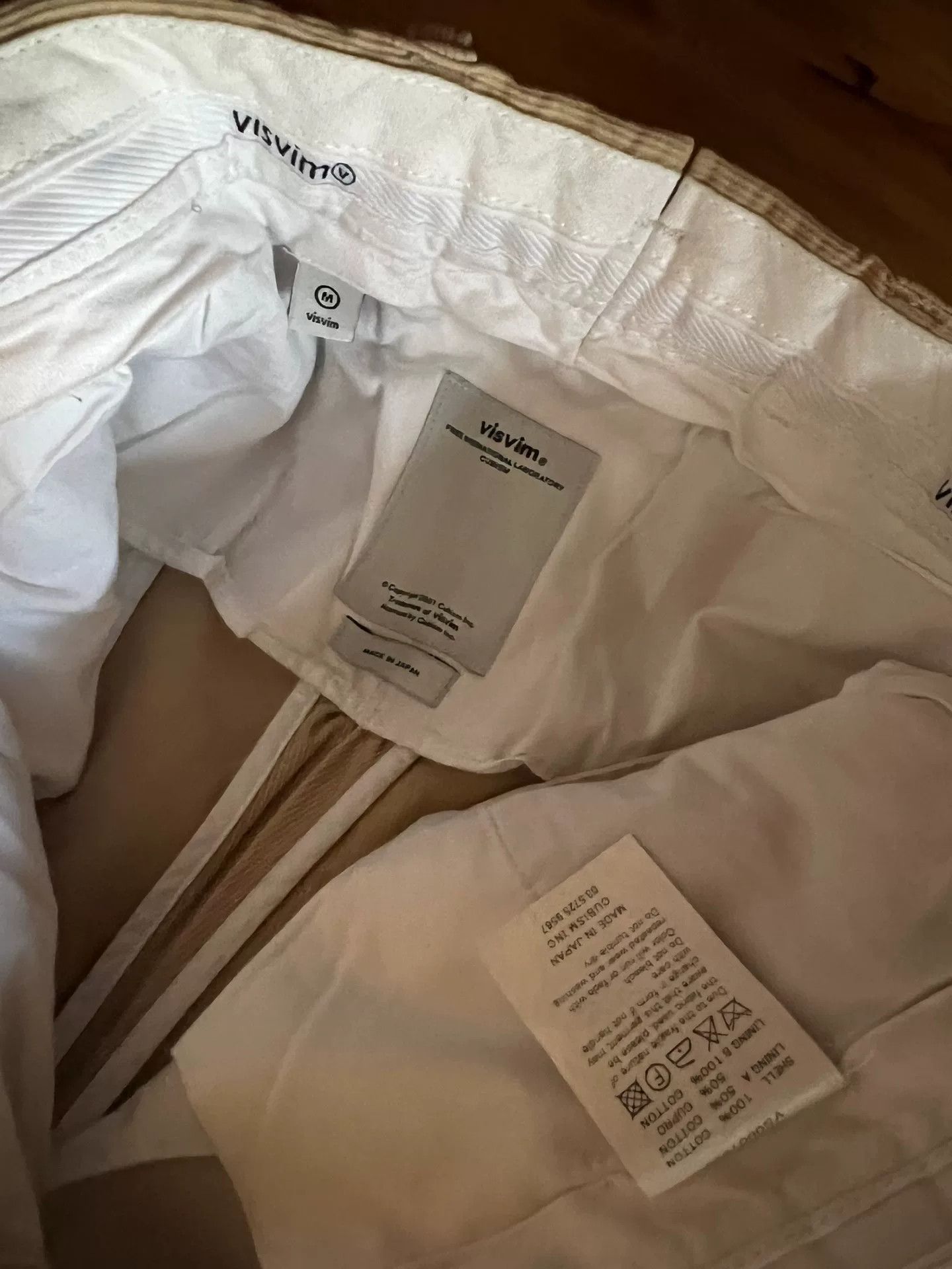 Visvim visvim early khaki striped cropped pants Size US 30 / EU 46 - 9 Thumbnail