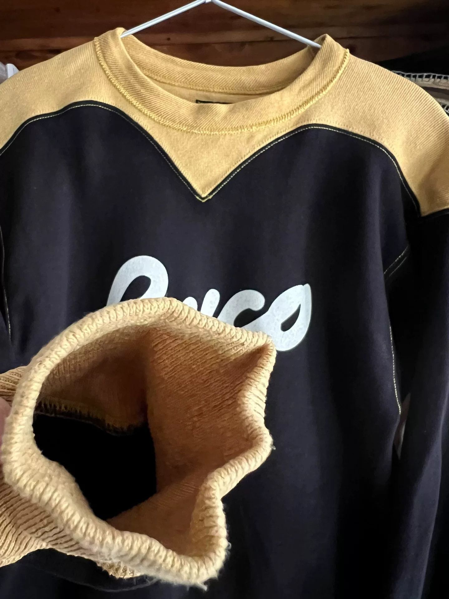 The Real McCoy's vintage buco fleece sweatshirt in black and yellow Size US S / EU 44-46 / 1 - 5 Thumbnail