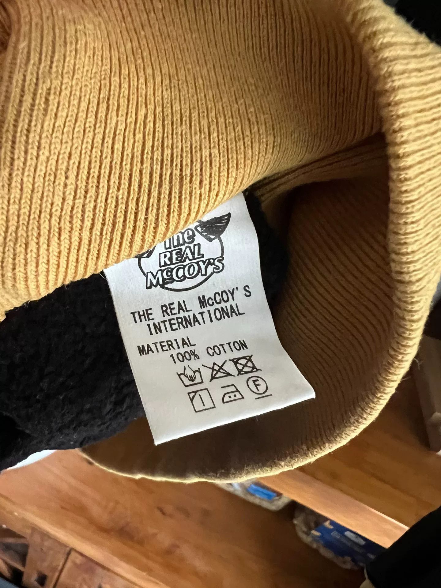 The Real McCoy's vintage buco fleece sweatshirt in black and yellow Size US S / EU 44-46 / 1 - 6 Thumbnail
