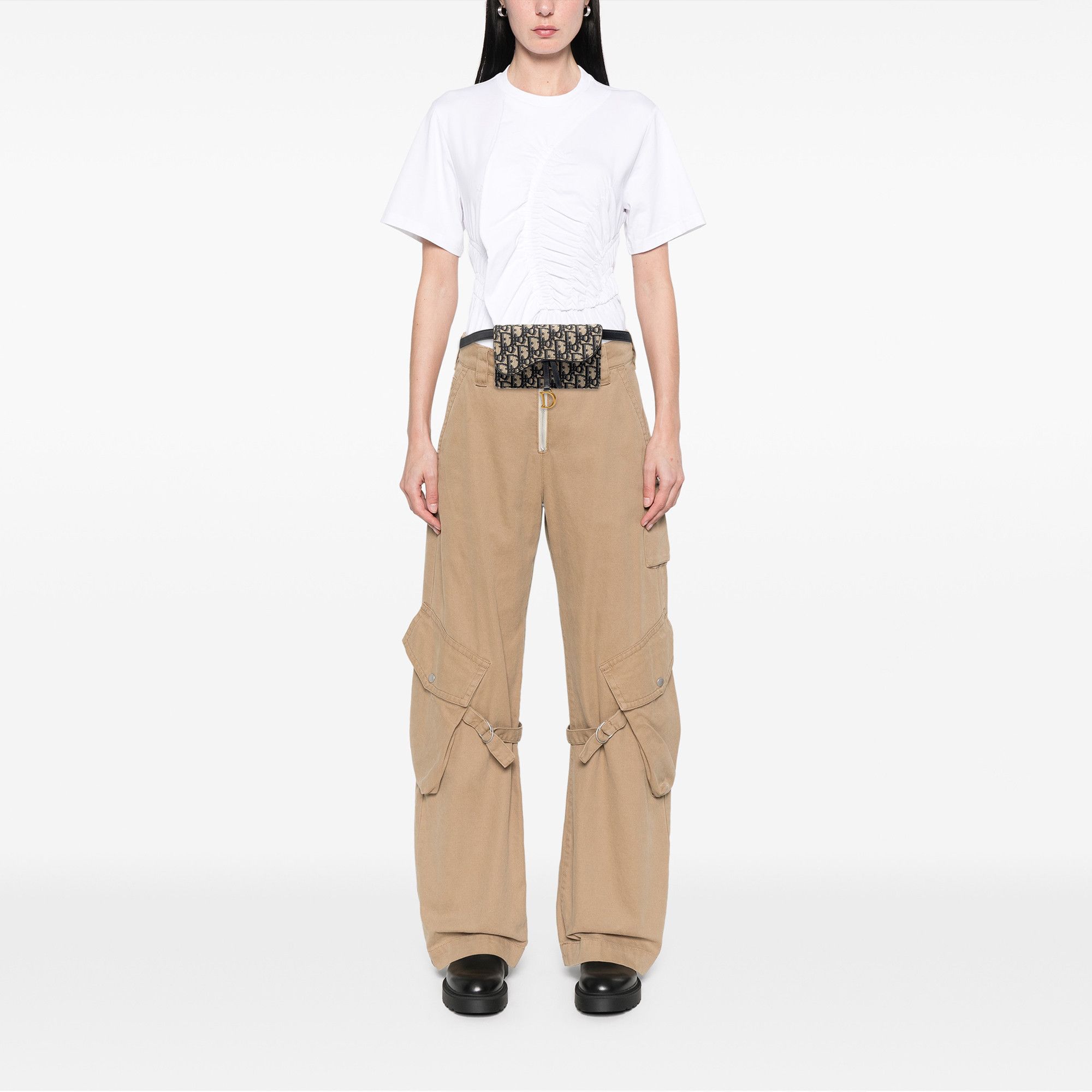 Dior Dior Oblique Canvas Saddle Belt Bag Size ONE SIZE - 7 Thumbnail