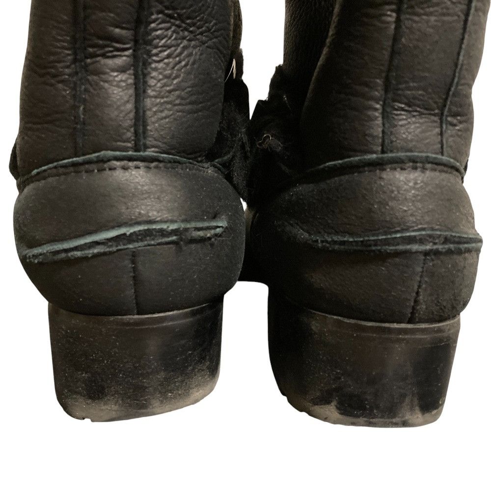 Other Other Tsuru by Mariko Oikawa Shearling Engineer Boots Leather Shoes DUTY FREE for USA Size ONE SIZE - 4 Thumbnail