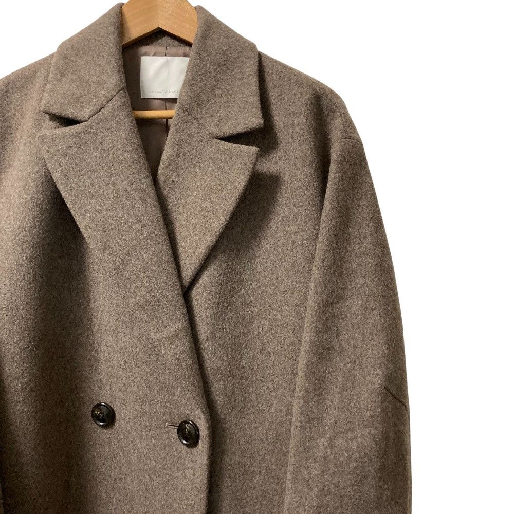 Other Other GALLARDAGALANTE Wool Beaver Double-breasted Chester Coat Others Outerwear DUTY FREE for USA Size ONE SIZE - 2 Thumbnail