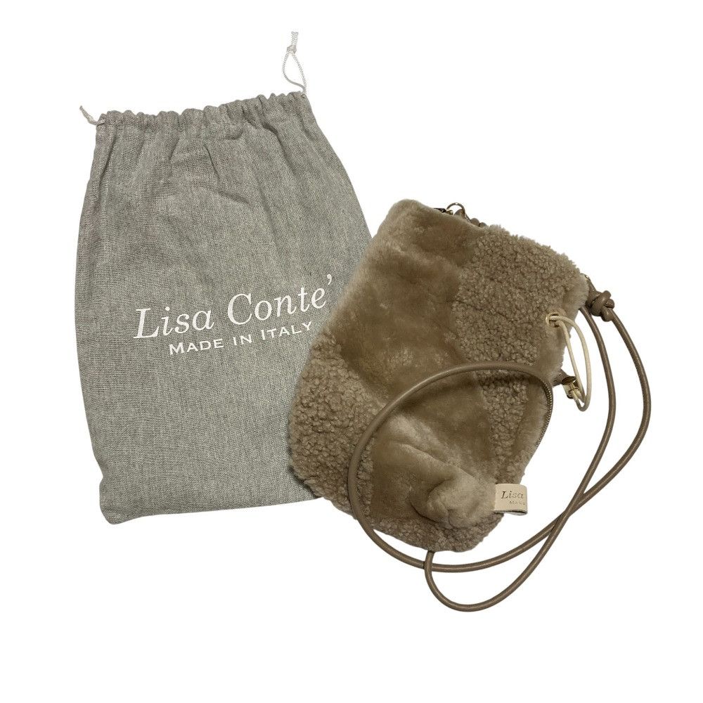 Other Other mila schon × Lisa Conte Shearling 2way Shoulder Bag Natural Material Shoulder Bag DUTY FREE for USA Size ONE SIZE - 12 Thumbnail