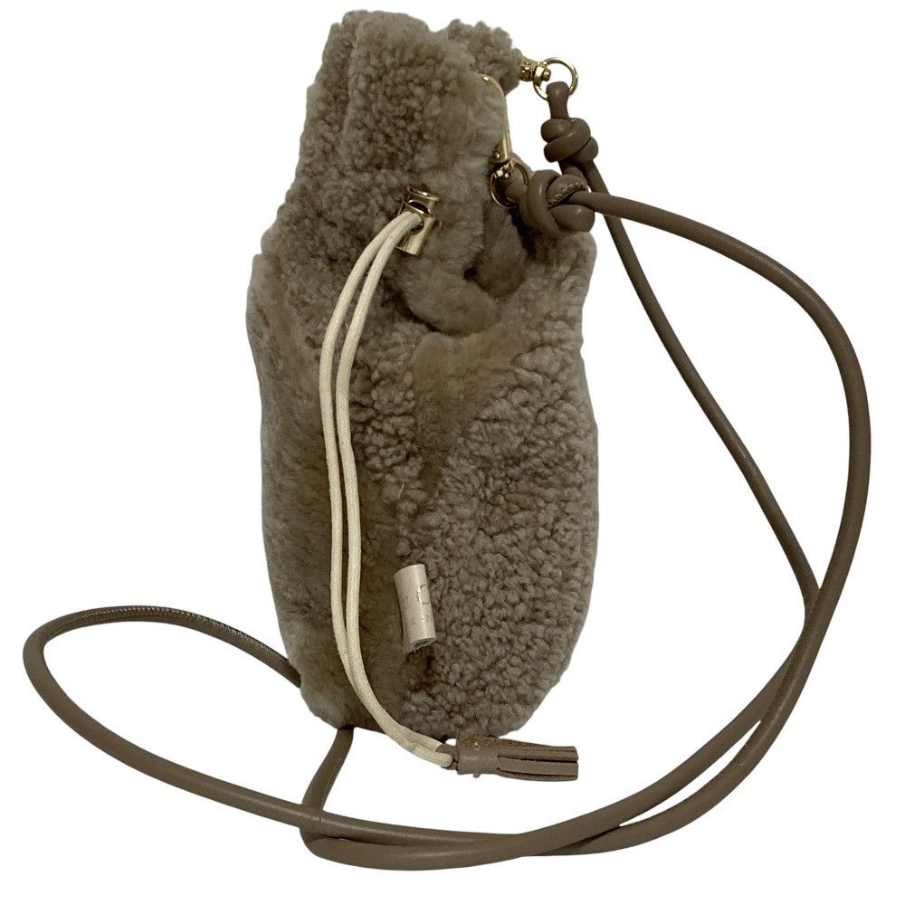 Other Other mila schon × Lisa Conte Shearling 2way Shoulder Bag Natural Material Shoulder Bag DUTY FREE for USA Size ONE SIZE - 2 Thumbnail