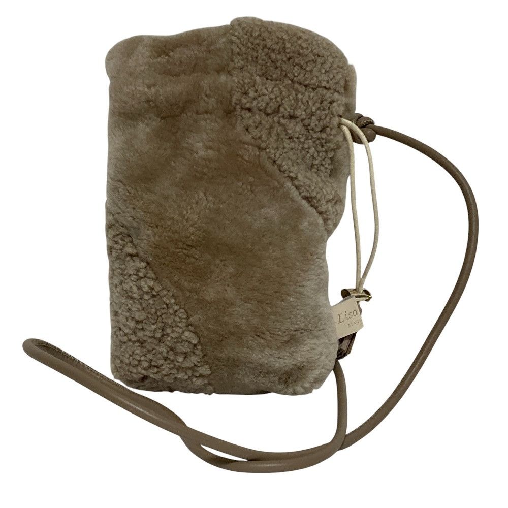 Other Other mila schon × Lisa Conte Shearling 2way Shoulder Bag Natural Material Shoulder Bag DUTY FREE for USA Size ONE SIZE - 5 Thumbnail