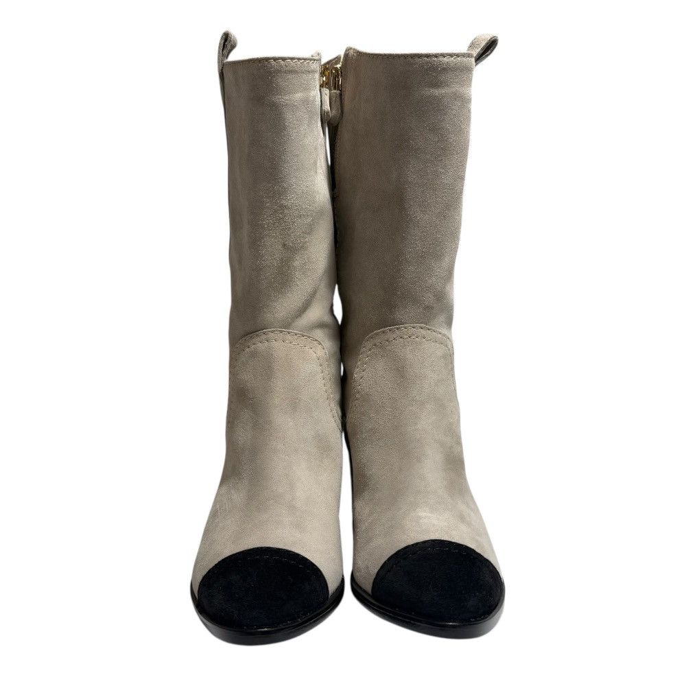 Chanel Chanel Chanel Suede Short Boots Suede Shoes DUTY FREE for USA Size ONE SIZE - 2 Thumbnail