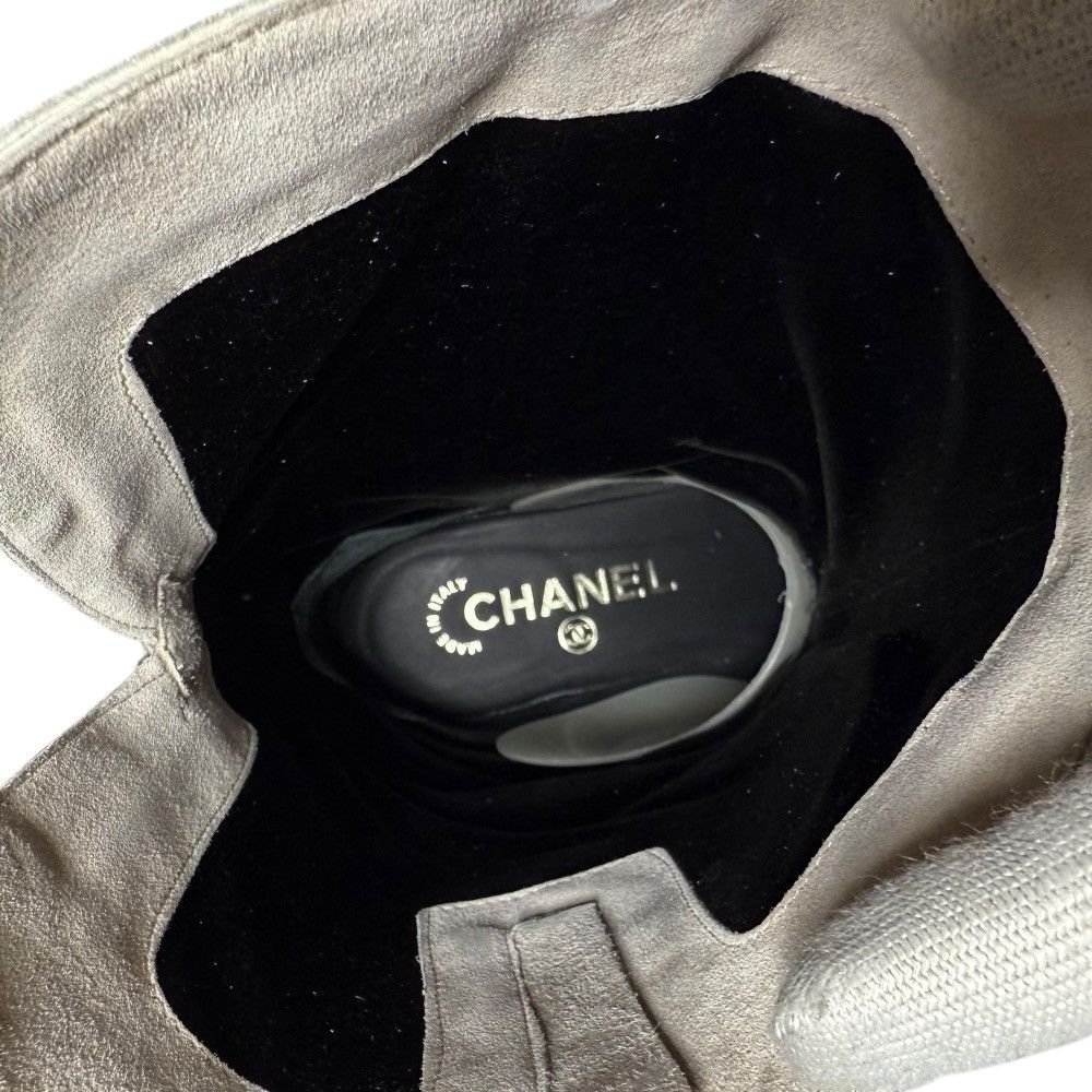 Chanel Chanel Chanel Suede Short Boots Suede Shoes DUTY FREE for USA Size ONE SIZE - 11 Thumbnail