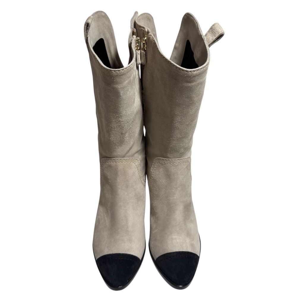 Chanel Chanel Chanel Suede Short Boots Suede Shoes DUTY FREE for USA Size ONE SIZE - 3 Thumbnail