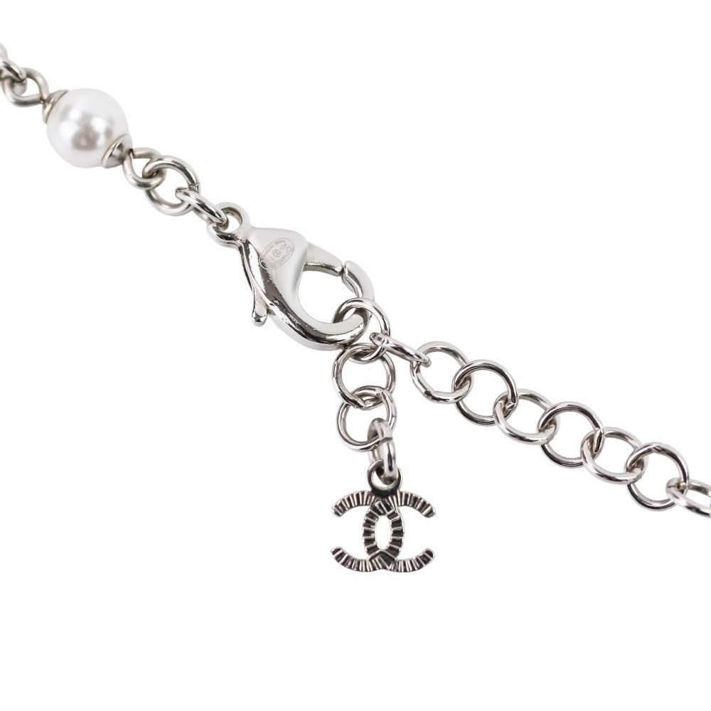 Chanel Chanel Chanel Coco Mark Pearl Necklace Metal Necklace A25C DUTY FREE for USA Size ONE SIZE - 10 Thumbnail