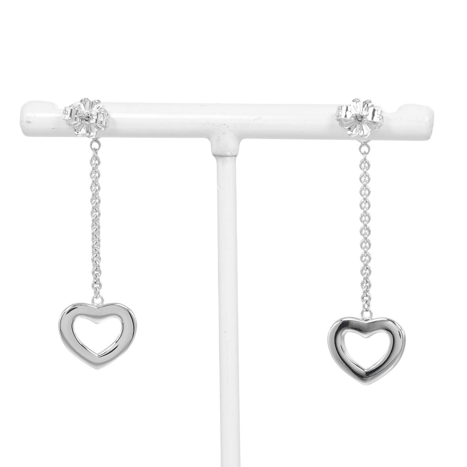 Tiffany & Co. Tiffany & Co. Tiffany Heart Link Drop Silver 925 Earrings Metal Earrings DUTY FREE for USA Size ONE SIZE - 2 Thumbnail