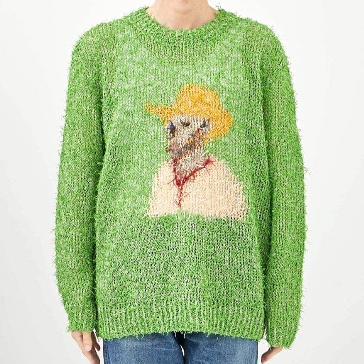 Other Other Kota Gushiken SUMMER VAN GOGH Cotton Knit Top Cotton Tops KGSS23-K05 DUTY FREE for USA Size ONE SIZE - 3 Thumbnail