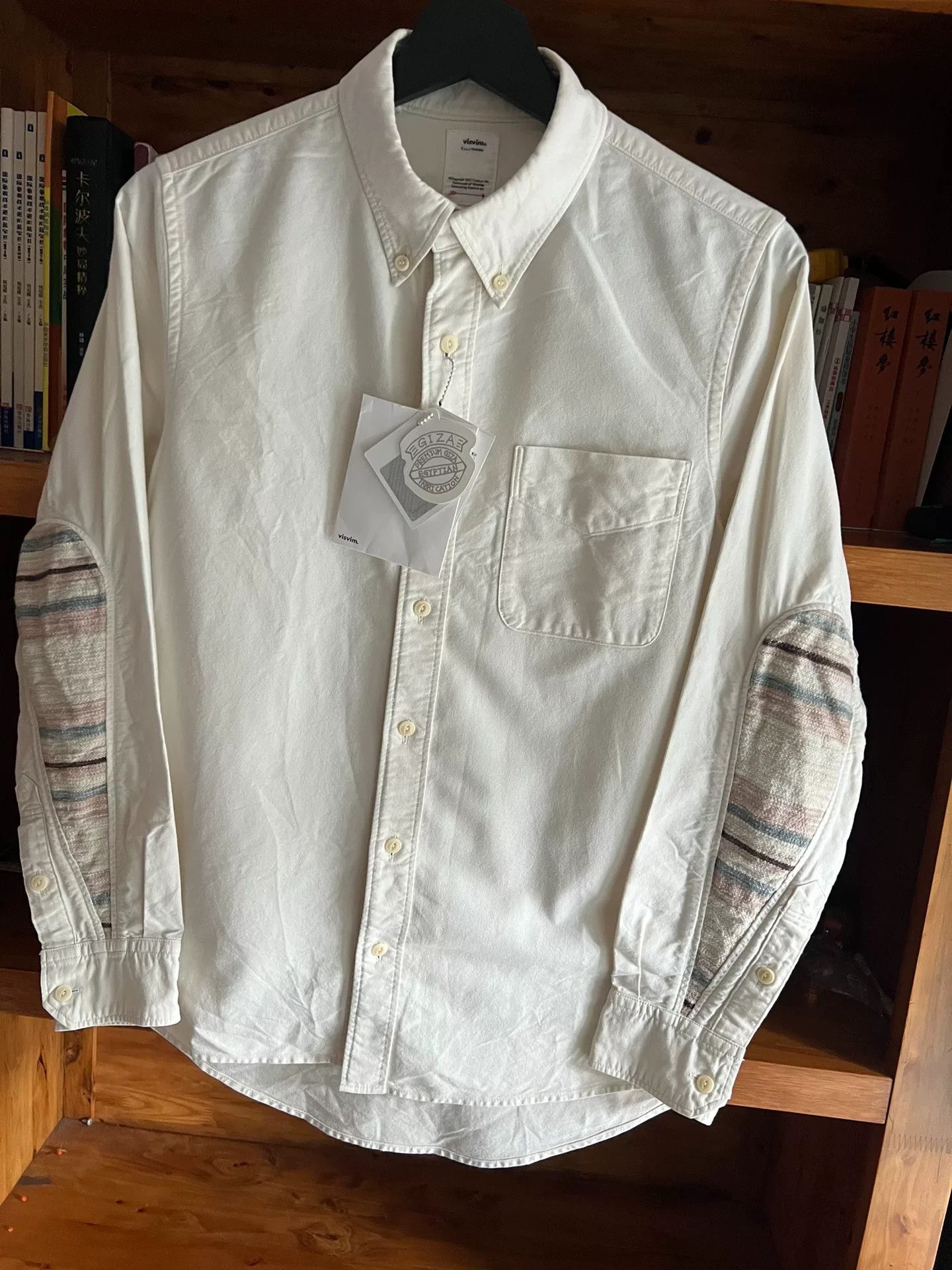 Visvim white mud-dyed GIZA cotton shirt Size US M / EU 48-50 / 2 - 3 Thumbnail