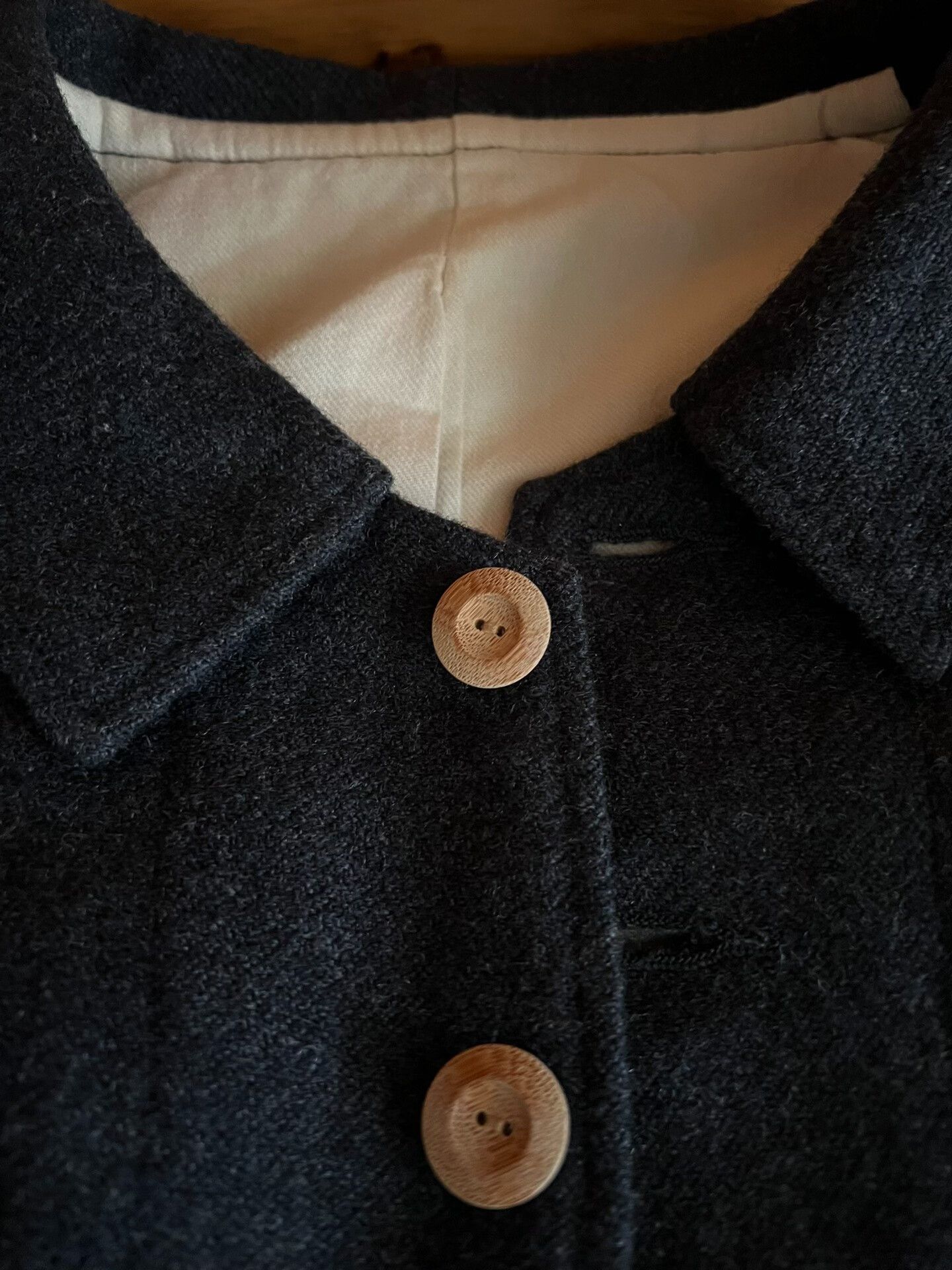 Visvim visvim blue dye wool coat with wooden buttons Size US M / EU 48-50 / 2 - 9 Thumbnail