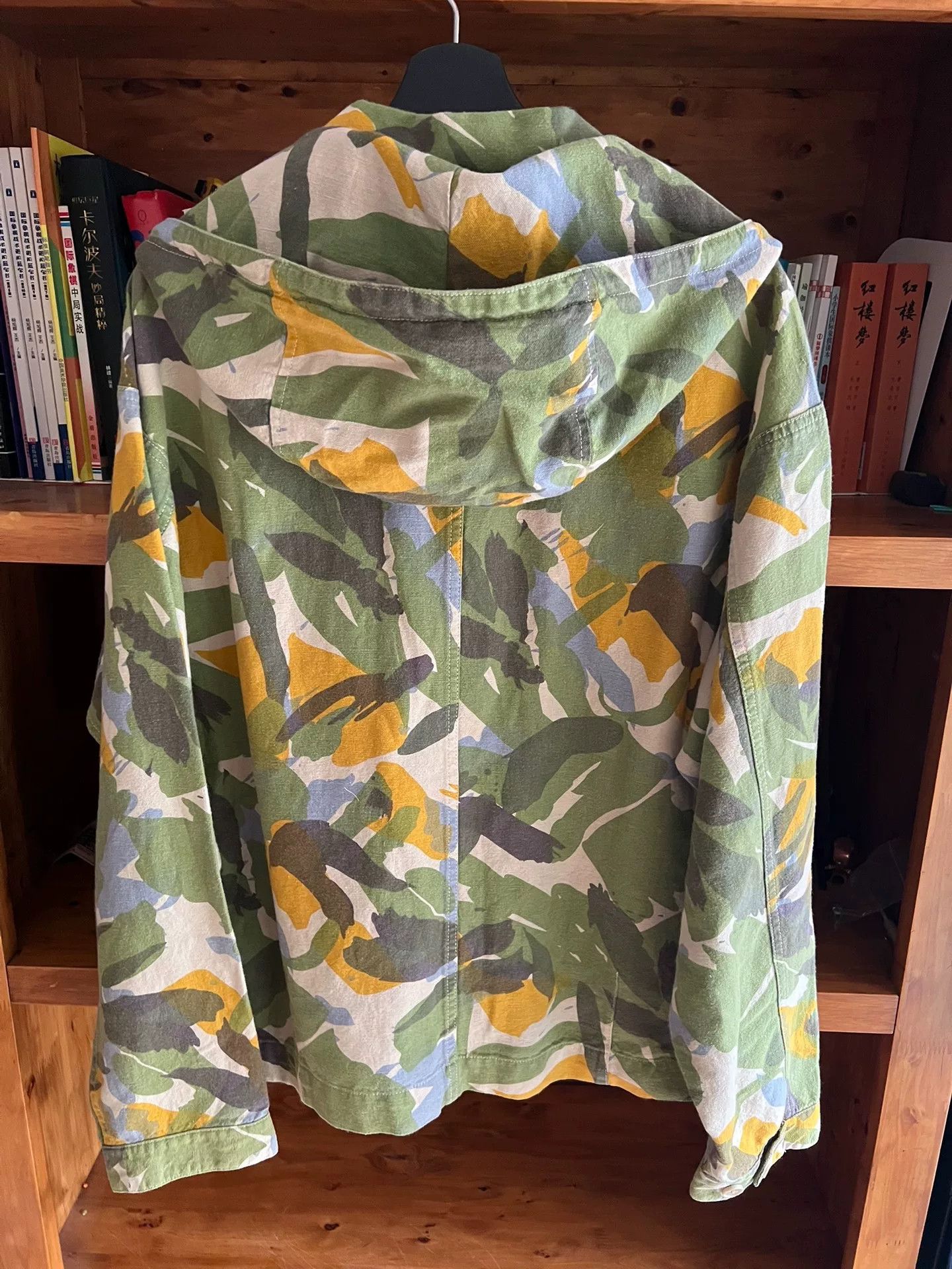 Nigel Cabourn camouflage military hooded jacket with four pockets Size US L / EU 52-54 / 3 - 6 Thumbnail