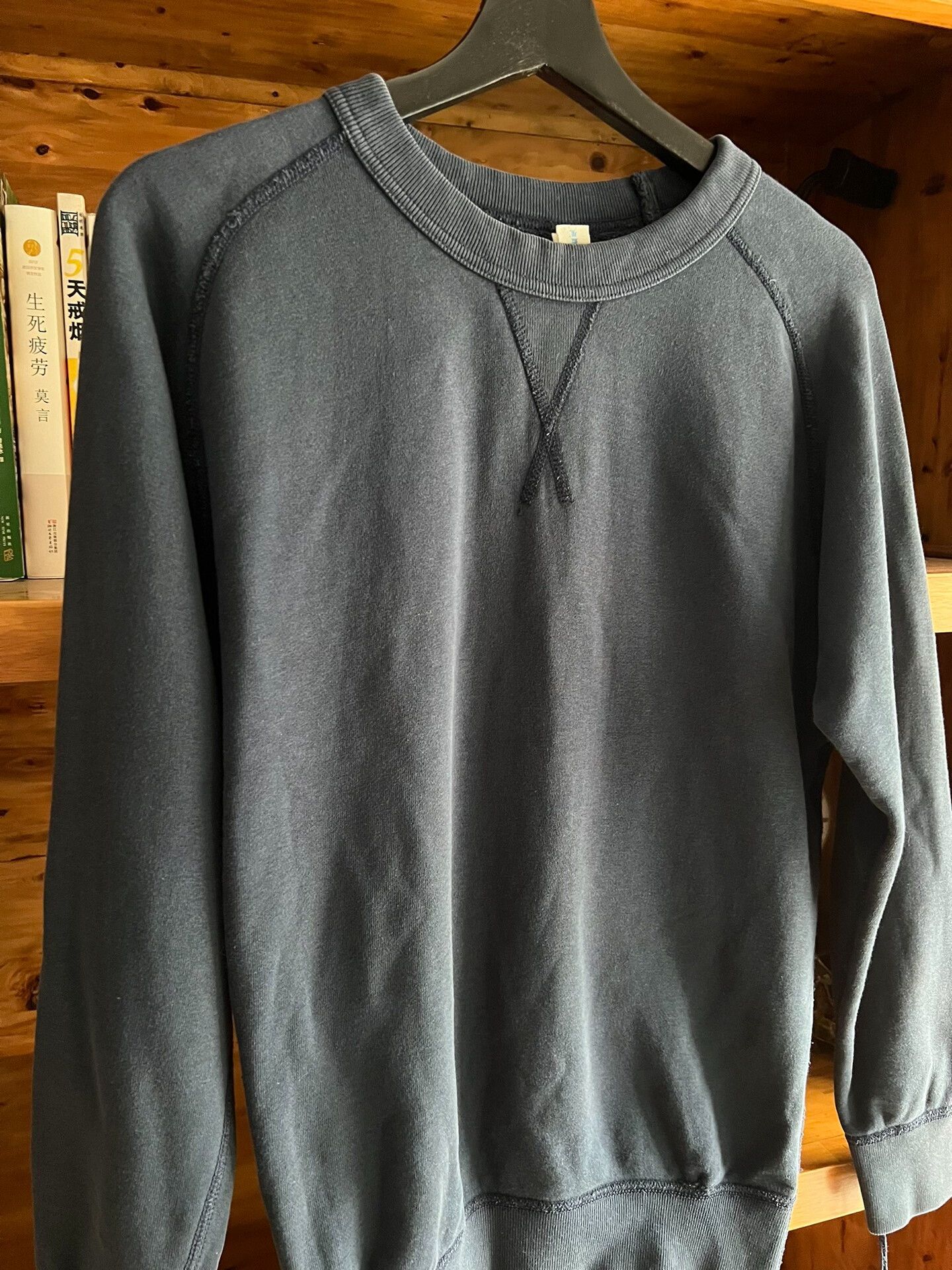 Pure Blue Japan Pure Blue Japan Indigo Dyed Sweatshirt Size US M / EU 48-50 / 2 - 3 Thumbnail