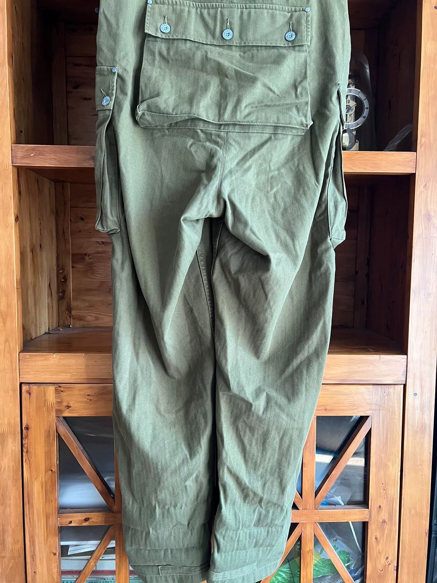 Nigel Cabourn stylish canvas overalls with intricate detailing Size US 31 - 7 Thumbnail