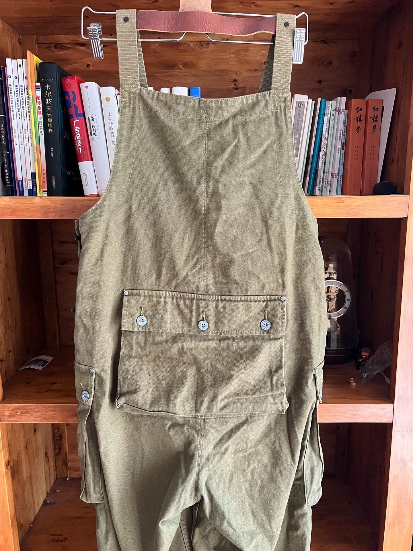 Nigel Cabourn stylish canvas overalls with intricate detailing Size US 31 - 6 Thumbnail